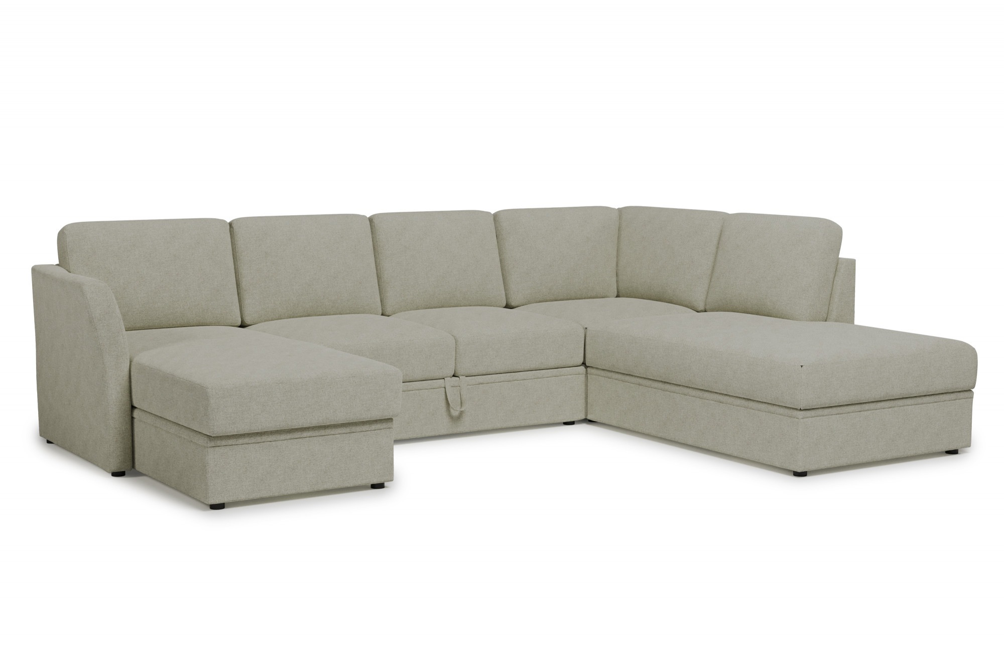 Thumbnail - Home affaire Wohnlandschaft "Lavars Schlafsofa", mit Bettfunktion und Stauraum, in zwei verschiedenen Bezugsqualitäten