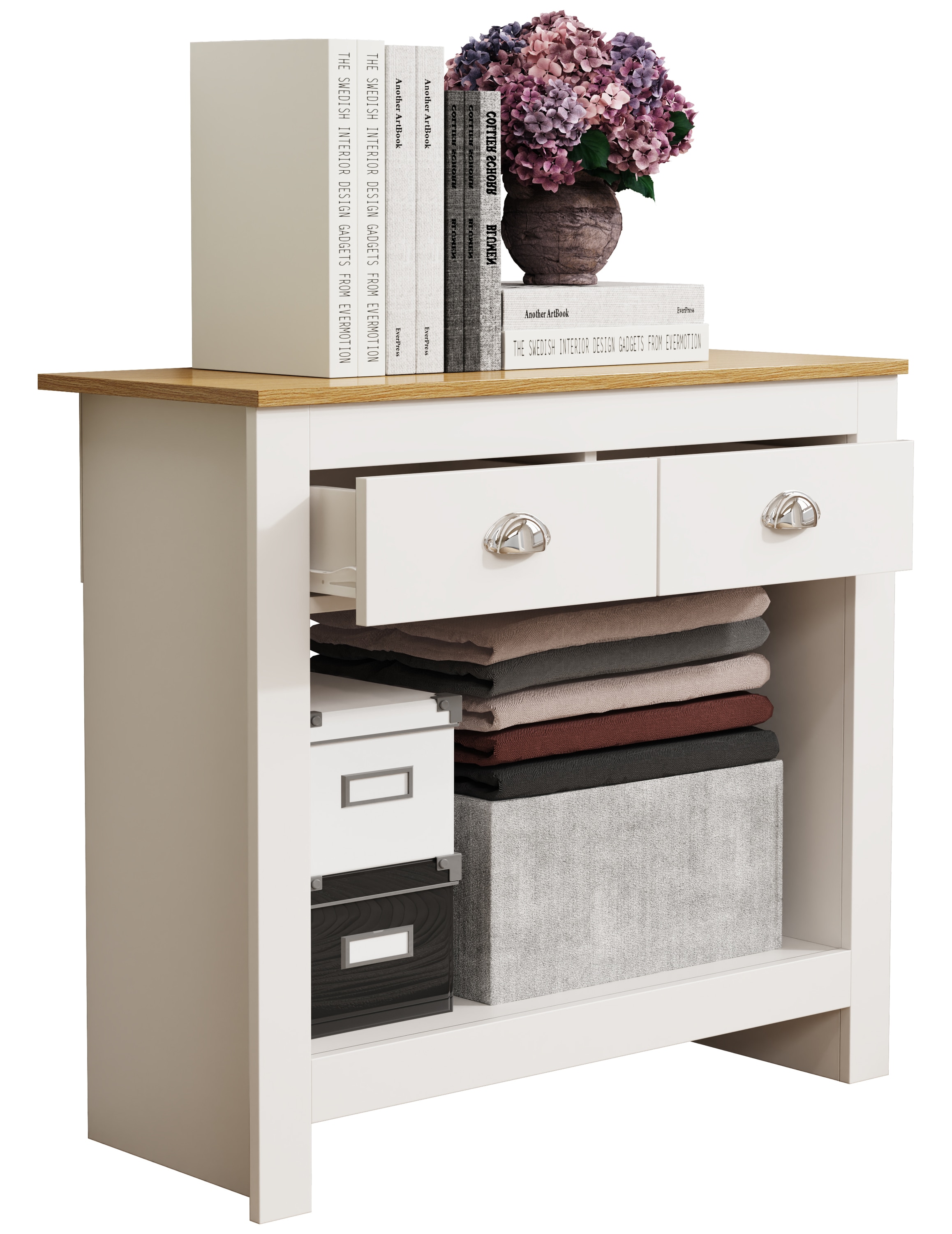 VCM Kommode »Holz Kommode Sideboard Schublade BalusaS«