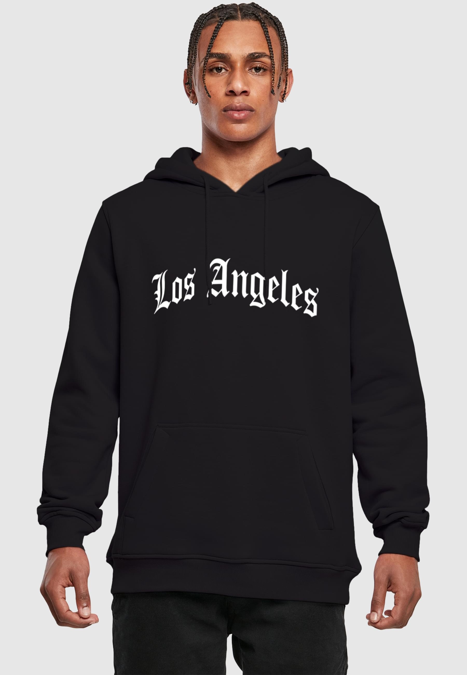 MisterTee Kapuzensweatshirt »MisterTee Los Angeles Wording New Heavy Hoody«, (1 tlg.)