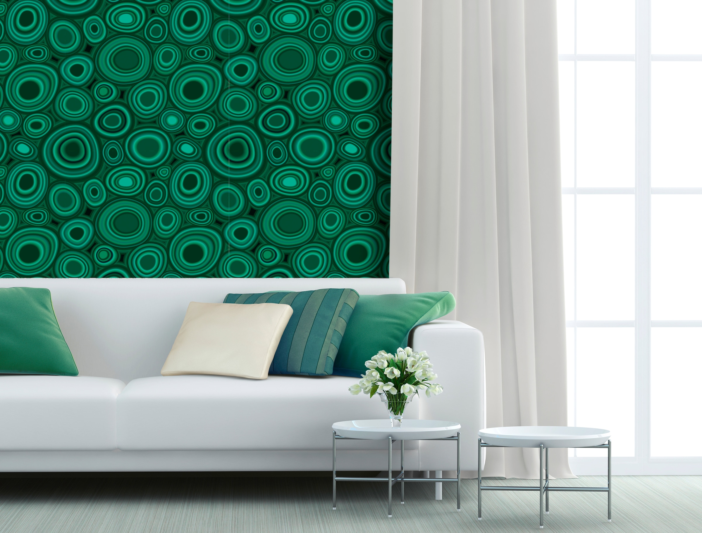 queence Vinyltapete »Geckies«, bedruckt-clean-unifarben-minimalistisch-Abriebeffekte-Steinoptik, 90x250cm, selbstklebend, kinderleichte Anbringung, Sticker