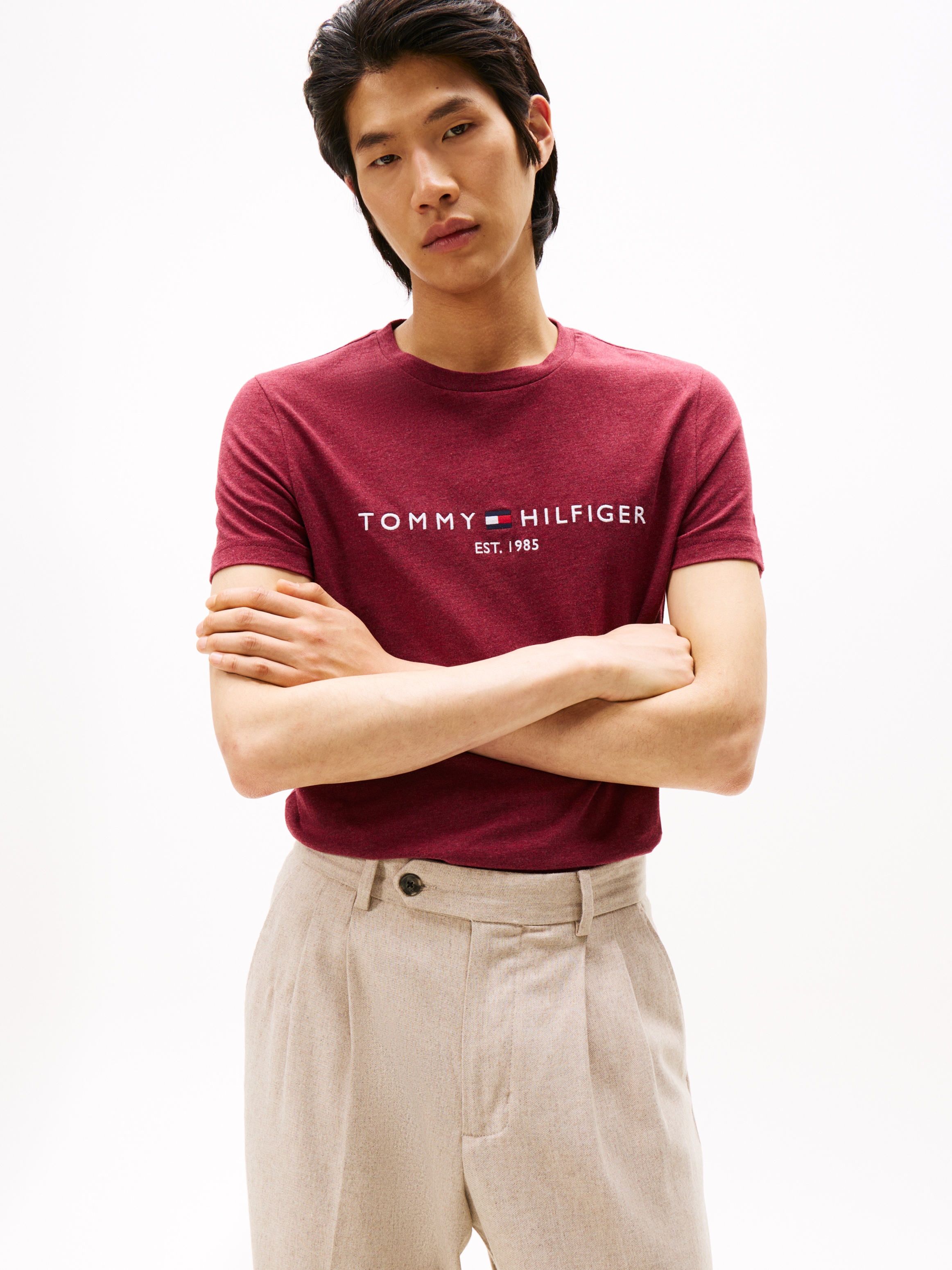 Tommy Hilfiger T-Shirt "TOMMY LOGO TEE" günstig online kaufen