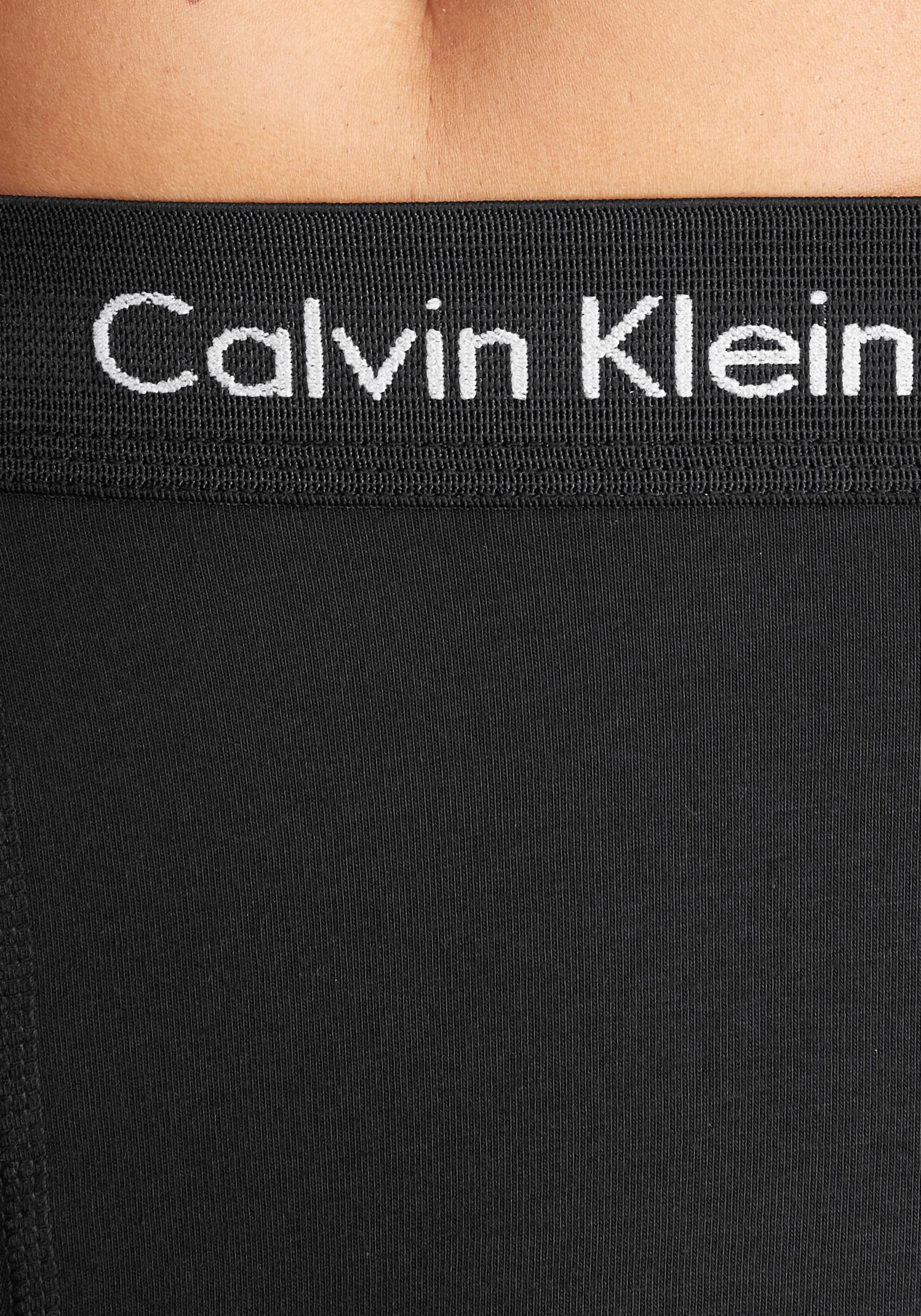 Calvin Klein Underwear Boxer »TRUNK 3 PACK«, (3 St.), in uni schwarz mit Logoschriftzug
