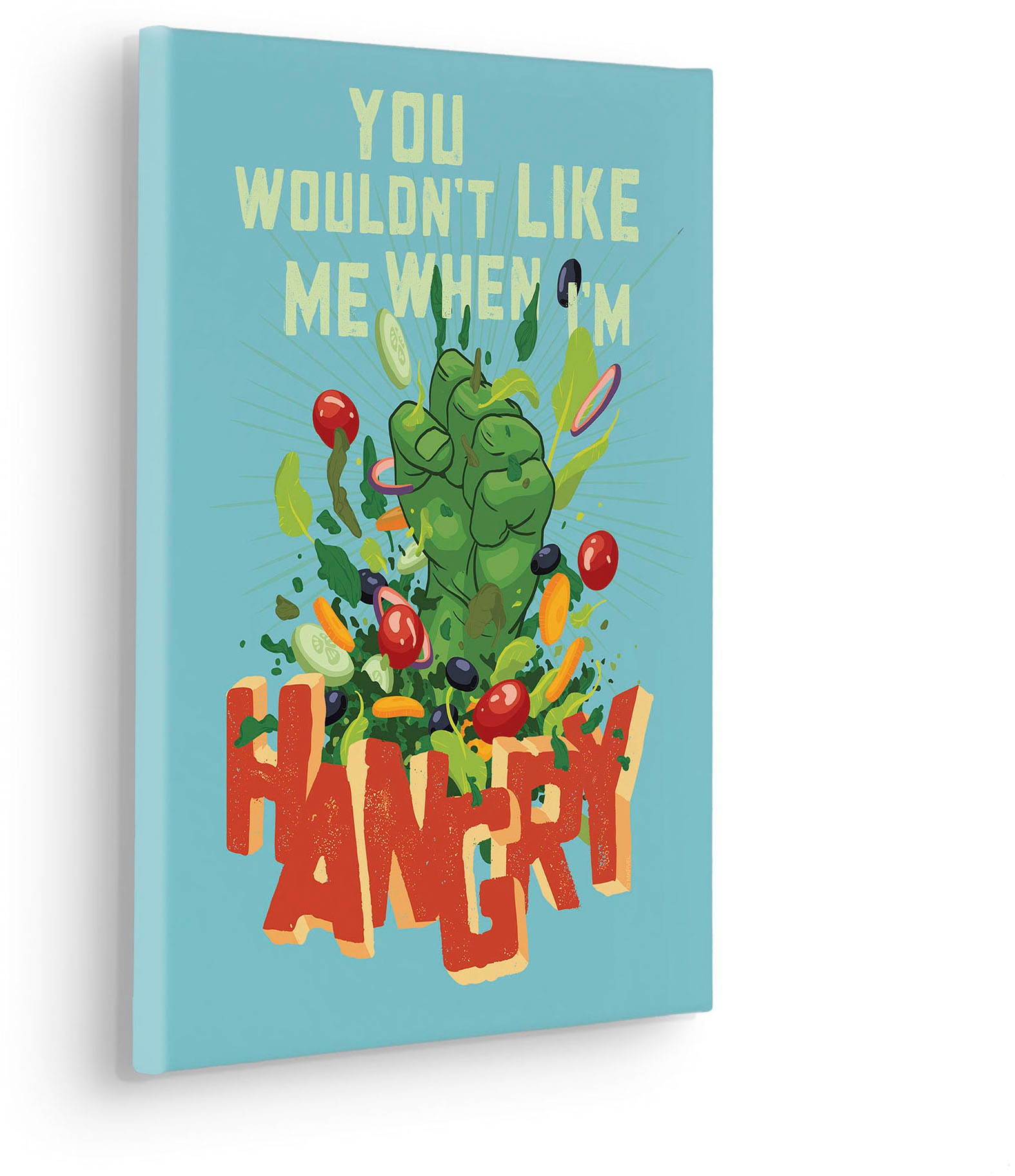 Thumbnail - Komar Leinwandbild "Marvel Hangry - Größe 30 x 40 cm" Disney 30 x 40 cm (Breite x Höhe), 1 Stk. tlg. Keilrahmenbild mit ...