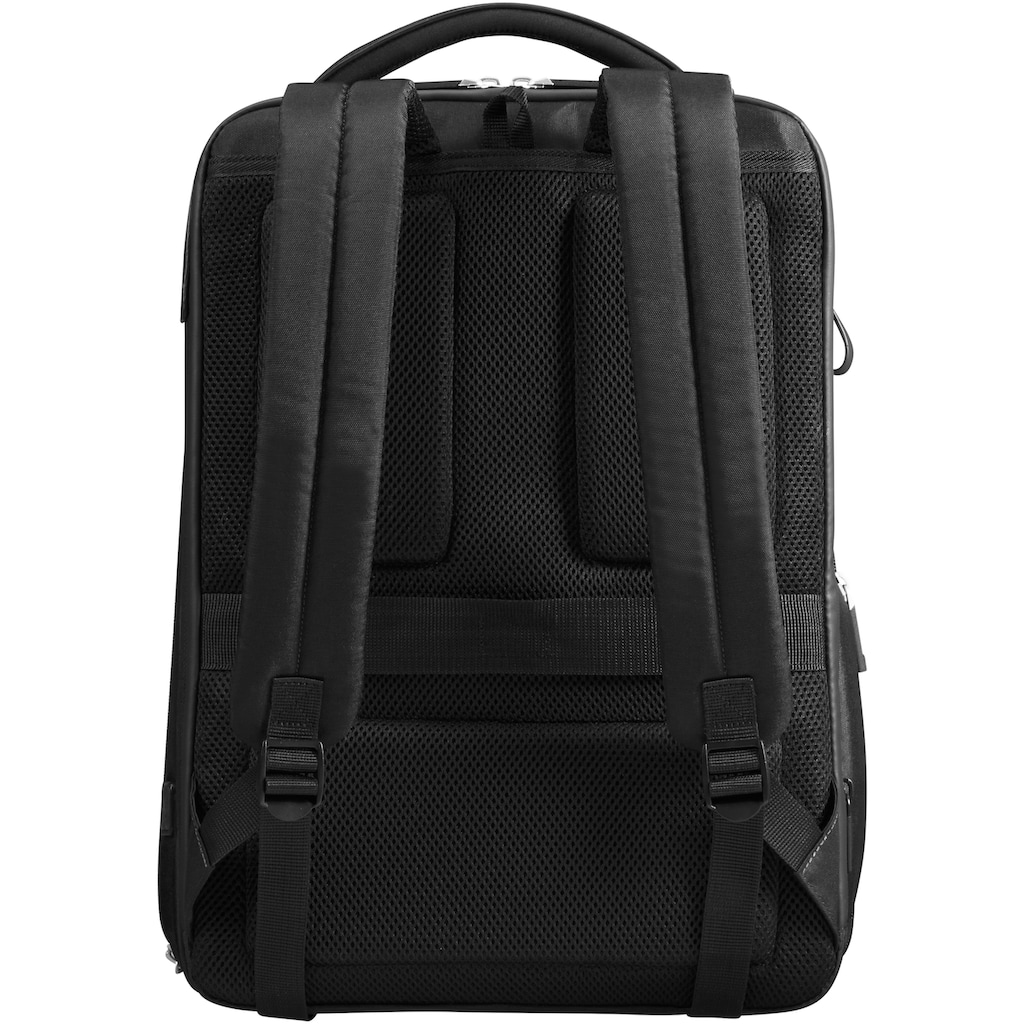 Samsonite Laptoprucksack »Litepoint«, reflektierende Details, Freizeitrucksack Schulrucksack USB-Schleuse 17,3 Zoll Laptopfach