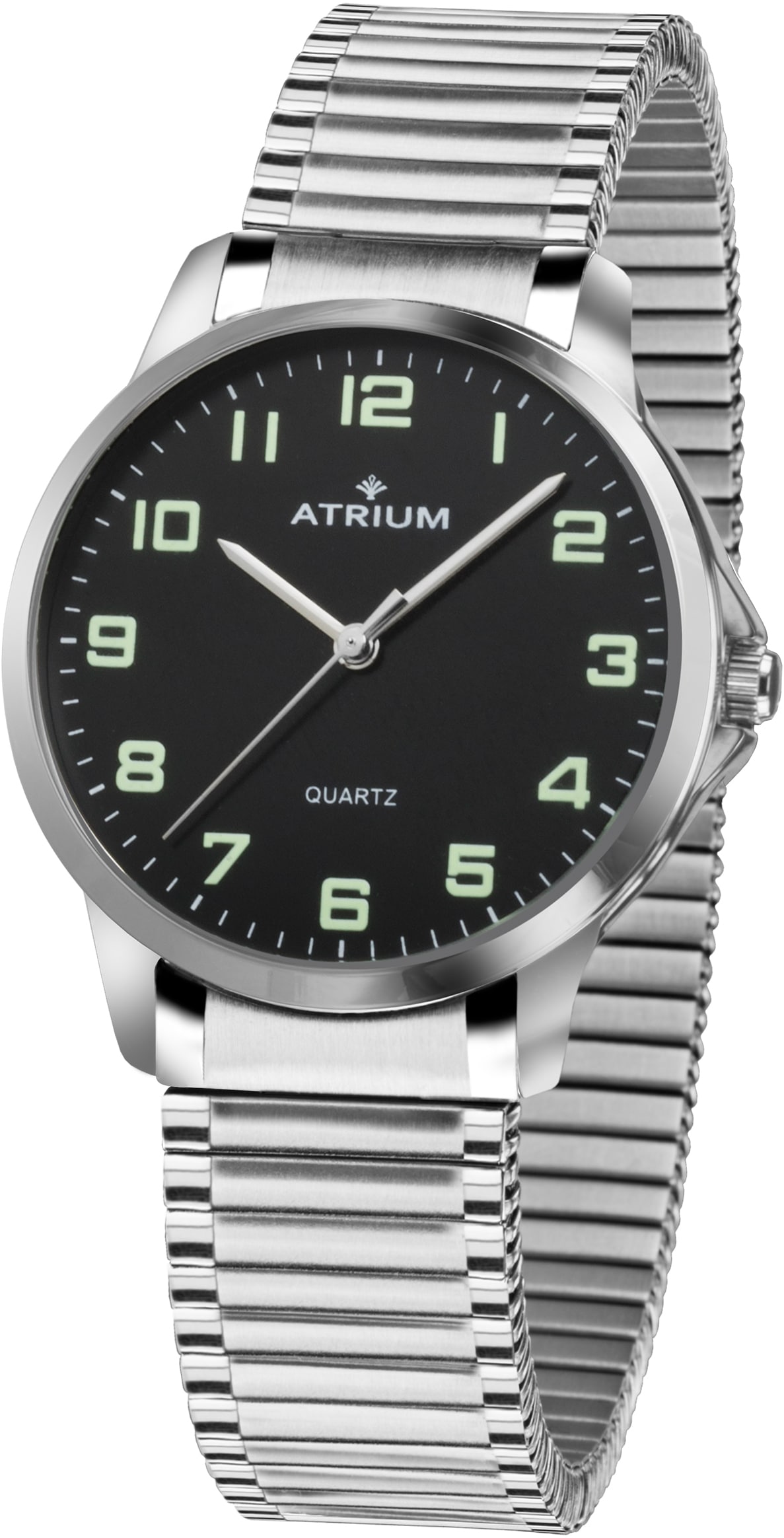 Atrium Quarzuhr »A36-51«, Armbanduhr, Herrenuhr, Flexband, Zugband
