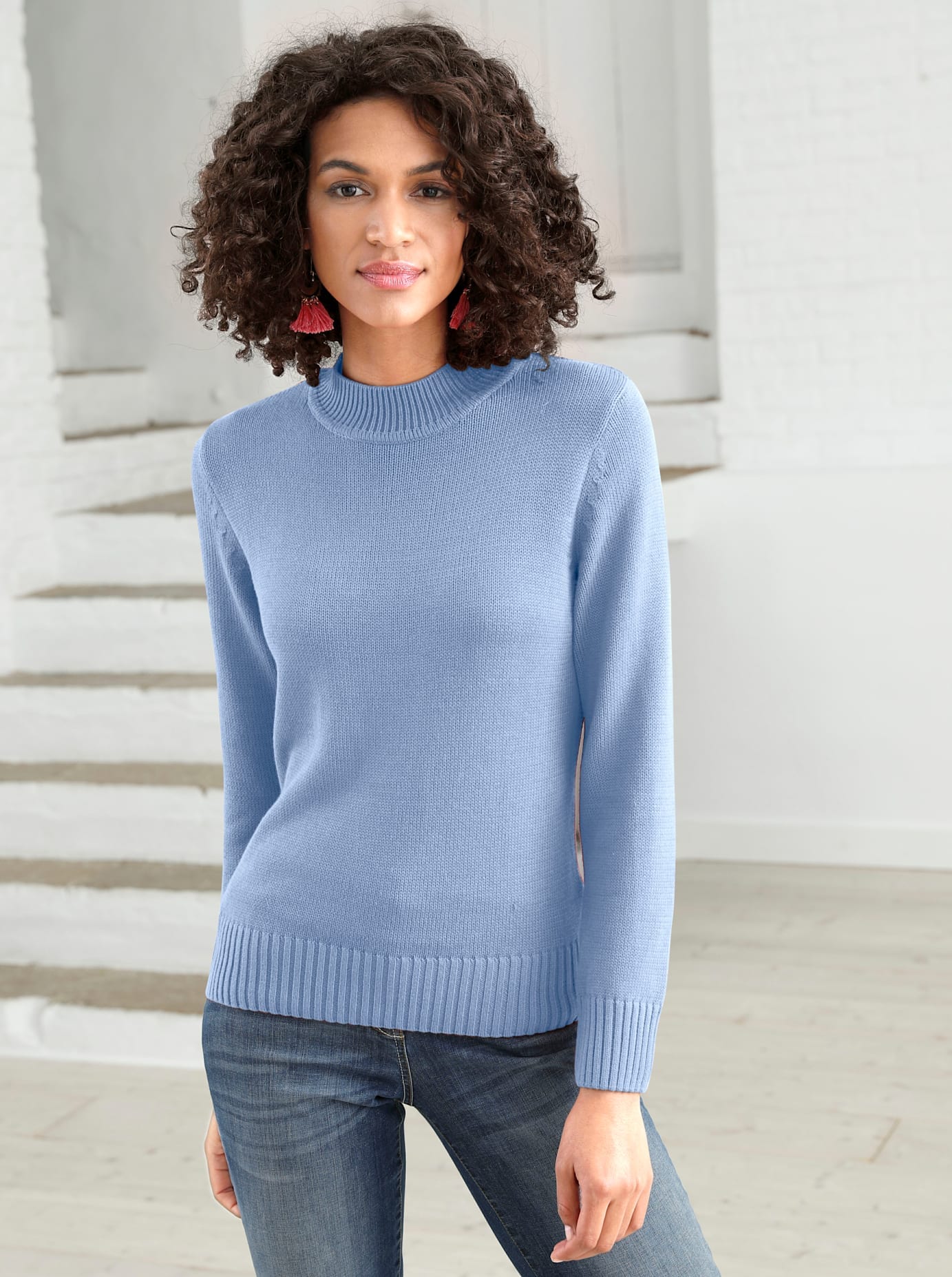 Casual Looks Stehkragenpullover "Pullover"