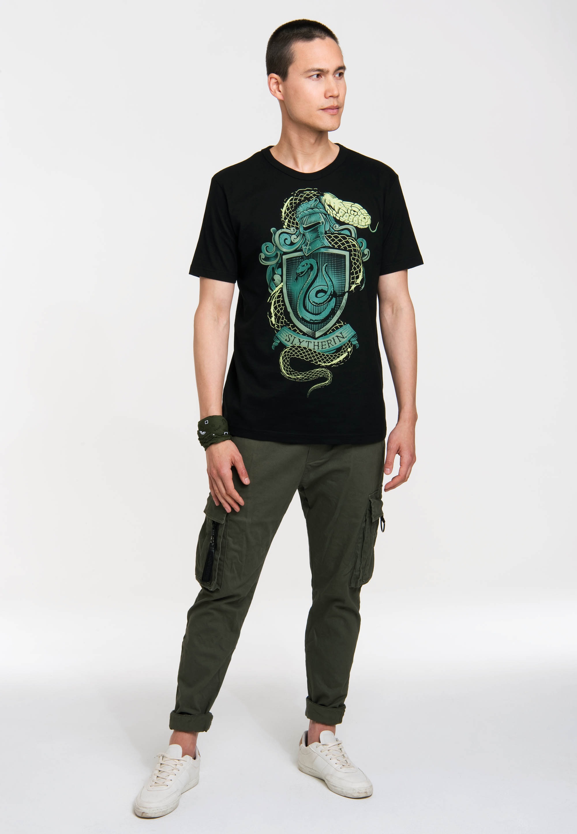 LOGOSHIRT T-Shirt ▷ Logo«, »Slytherin BAUR mit für coolem Frontdruck 