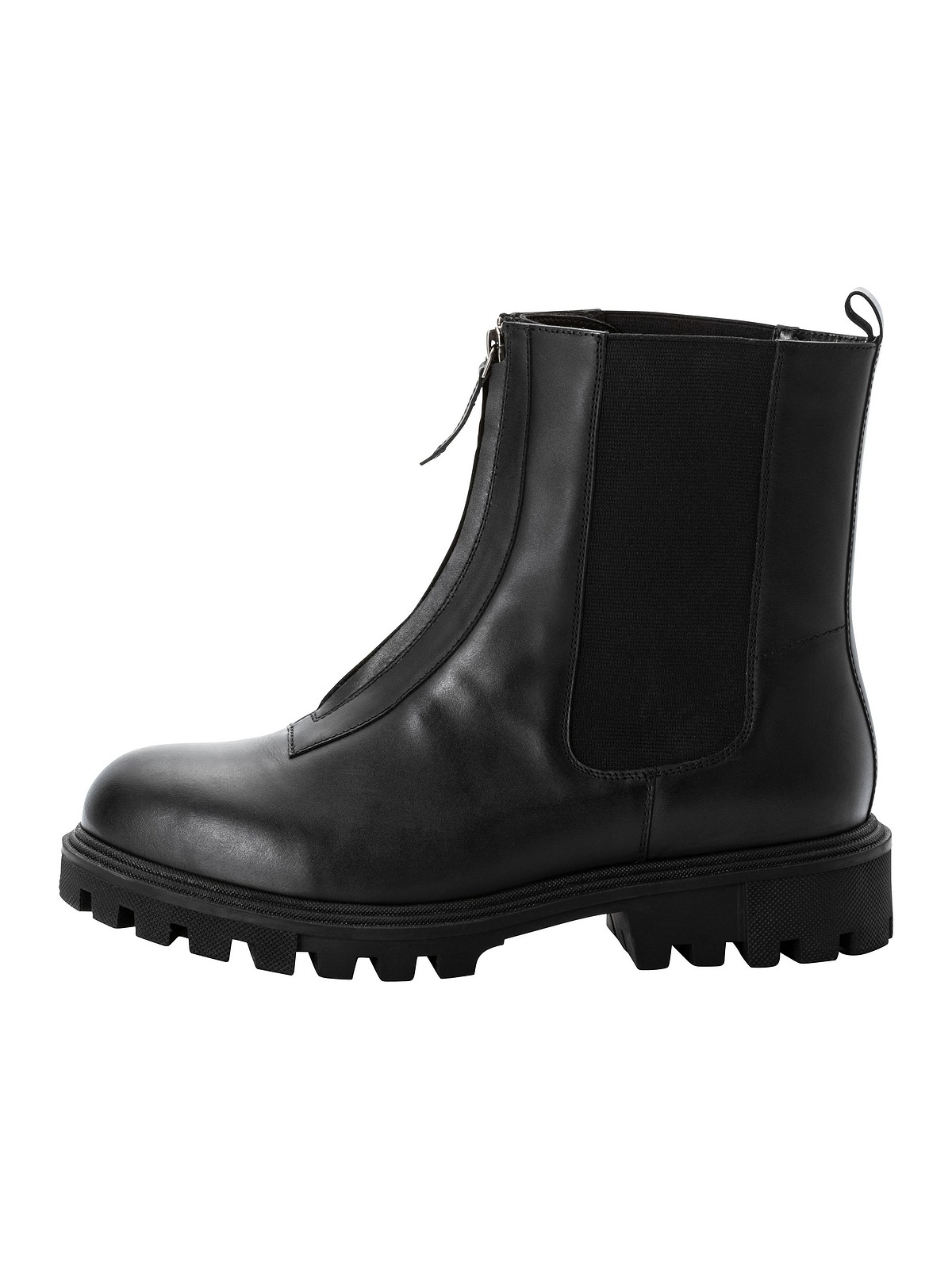 Sheego Stiefelette »Große Größen«, aus Leder, mit Reißverschluss
