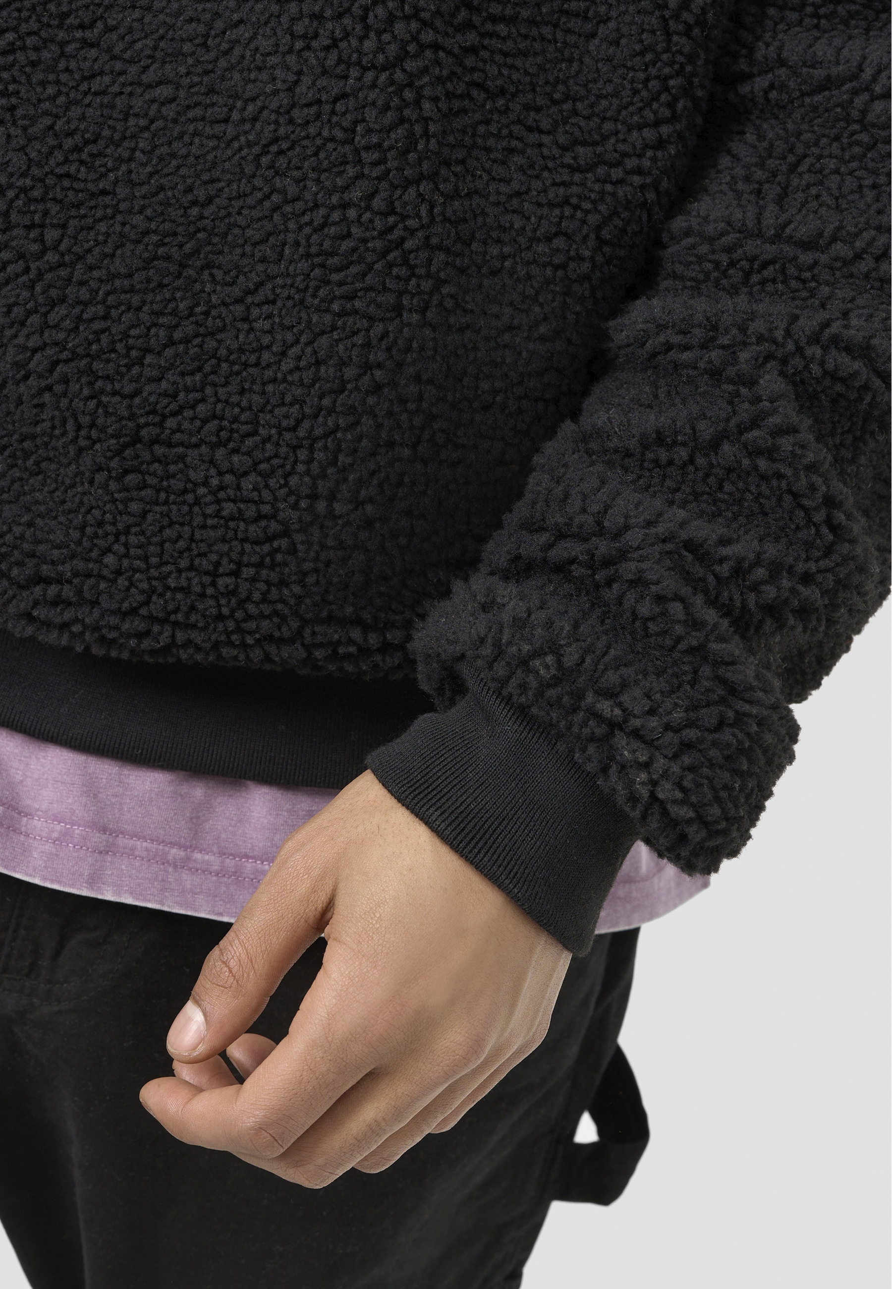 Karl Kani Sweatshirt »Karl Kani Herren SMALL SIGNATURE TEDDY TROYER BLACK«, 1 Stk.
