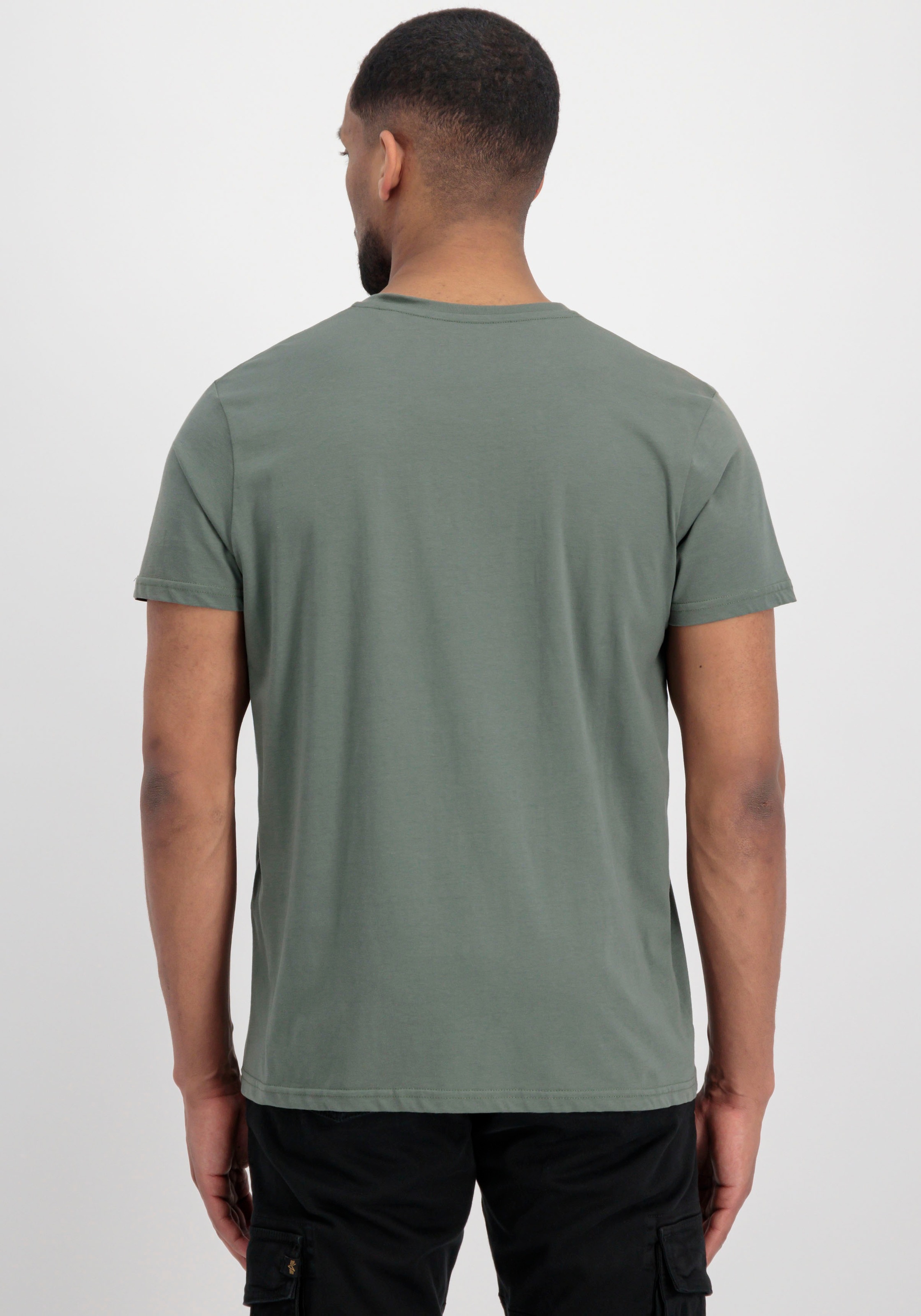 Alpha Industries Rundhalsshirt "BASIC T SMALL LOGO" günstig online kaufen