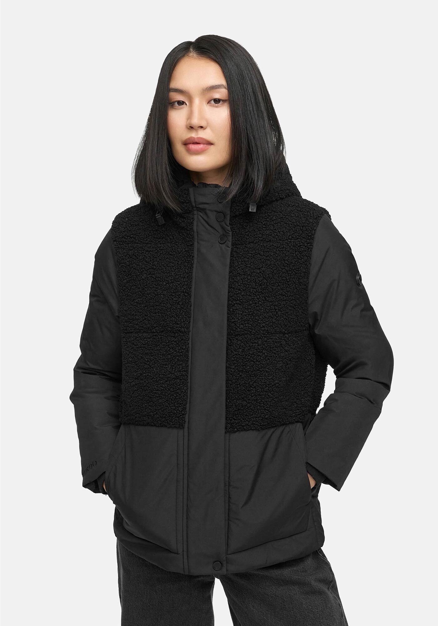Marikoo "Sheeta" Kombination aus Teddyfleece und glattem Material
