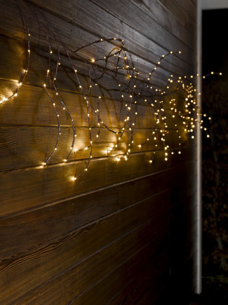 KONSTSMIDE LED-Lichterkette »Weihnachtsdeko aussen«, Dioden | braun, als Lichterkranz/Lichtergirlande, variabel 240 warmw. BAUR bestellen