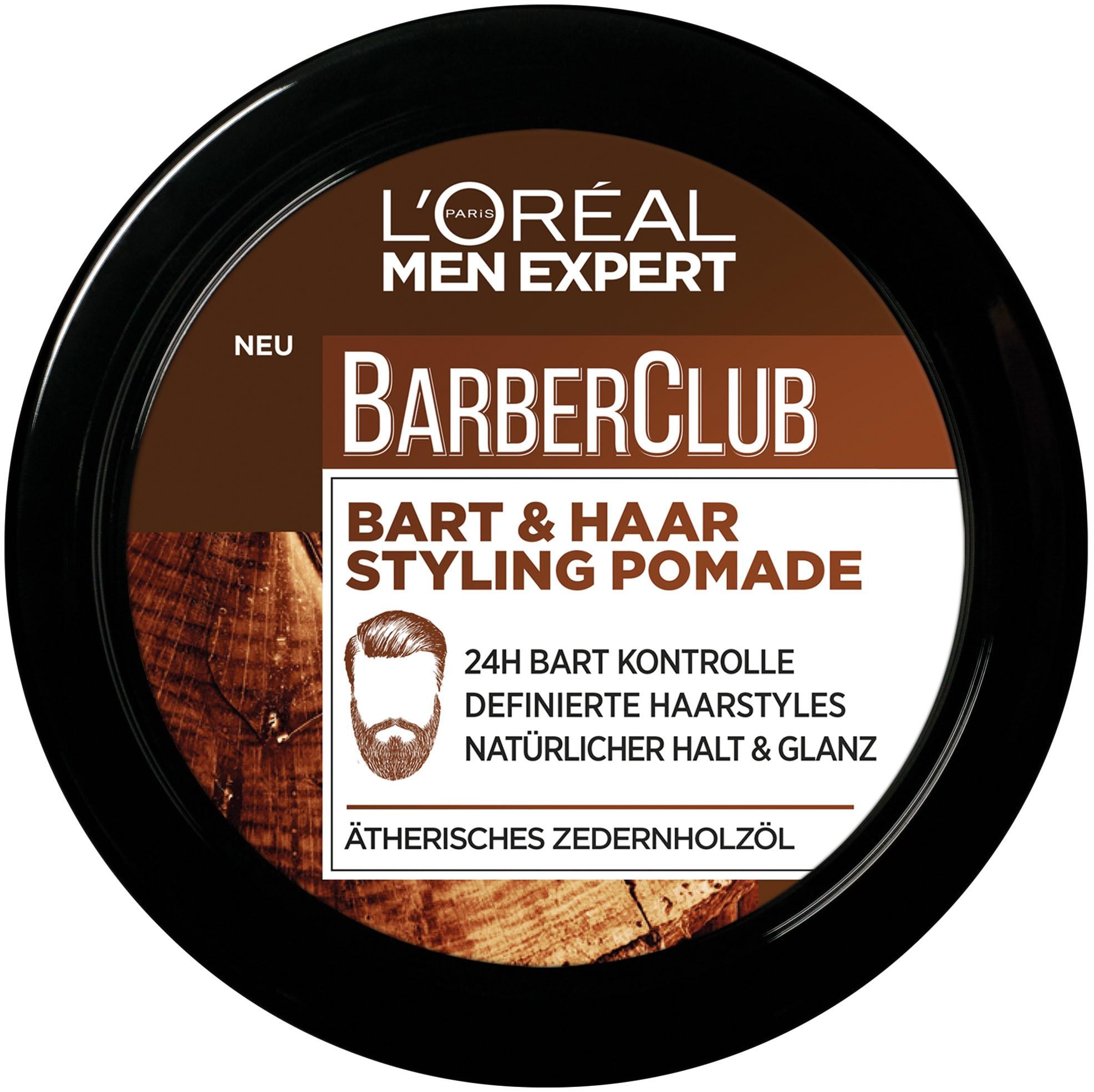 BAUR EXPERT Haarstyling Bartstyling, MEN | Club«, »Barber L\'ORÉAL Bartpomade PARIS