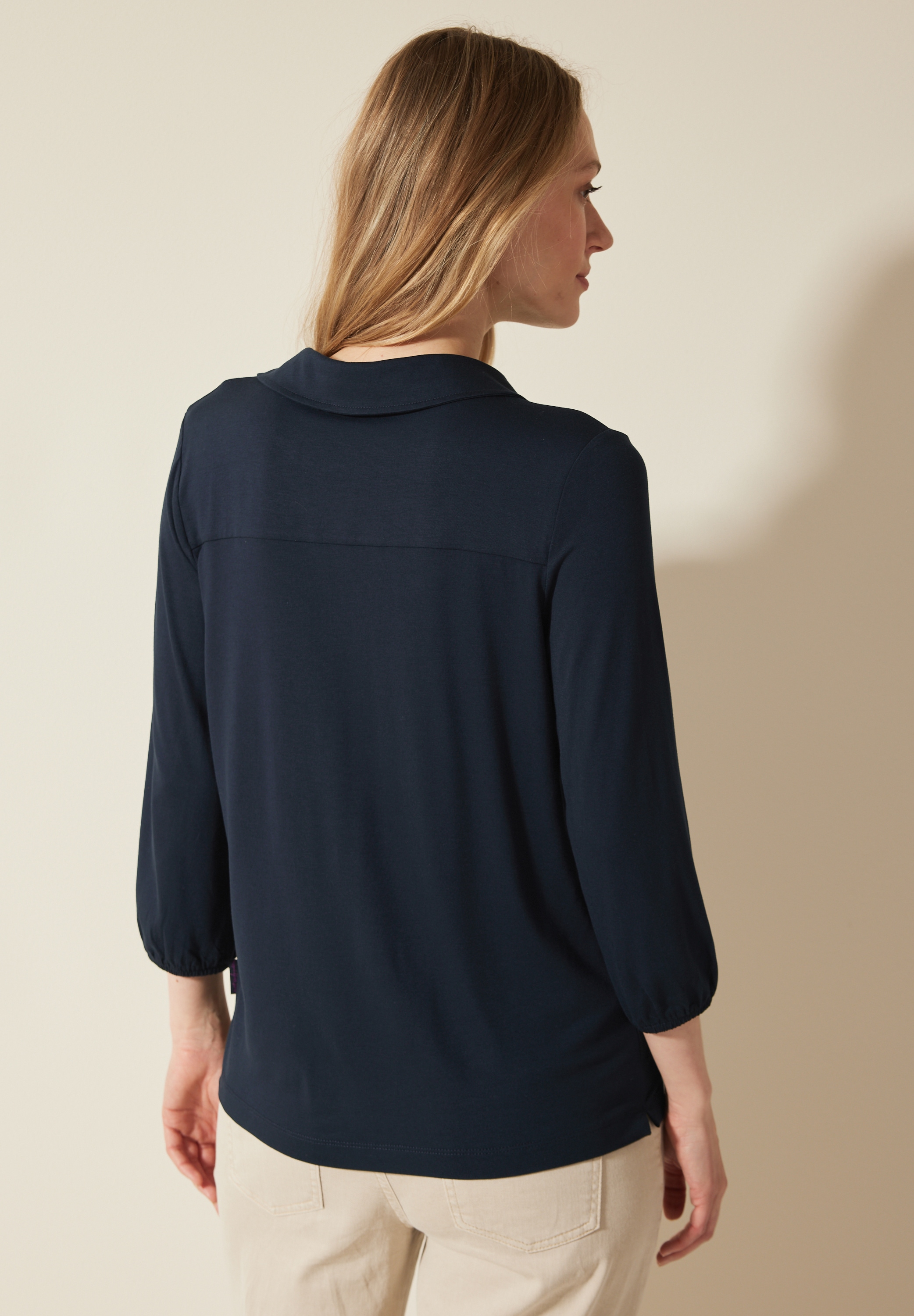 Cecil Poloshirt, mit 3/4 Ärmeln