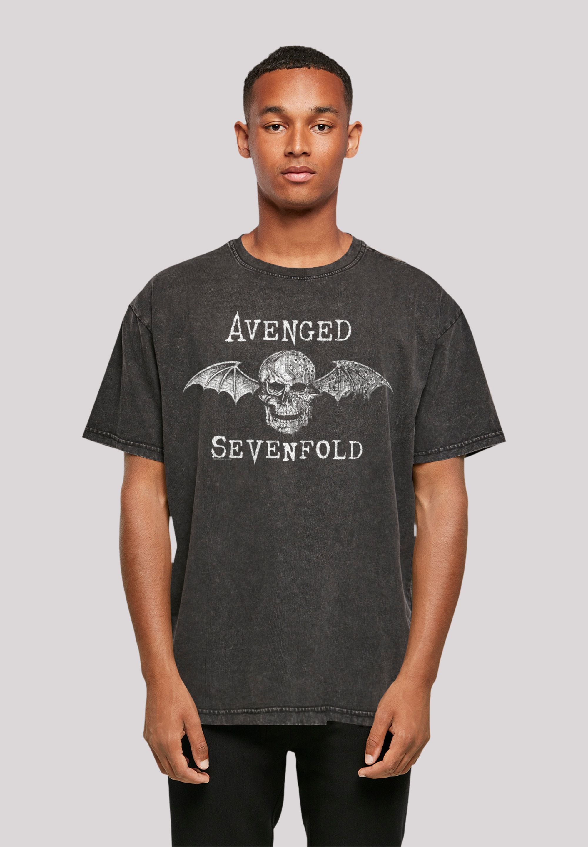 F4NT4STIC T-Shirt »Avenged Sevenfold Rock Band, Rock-Musik Qualität, Bat«, BAUR Premium ▷ | für Metal Band Cyborg
