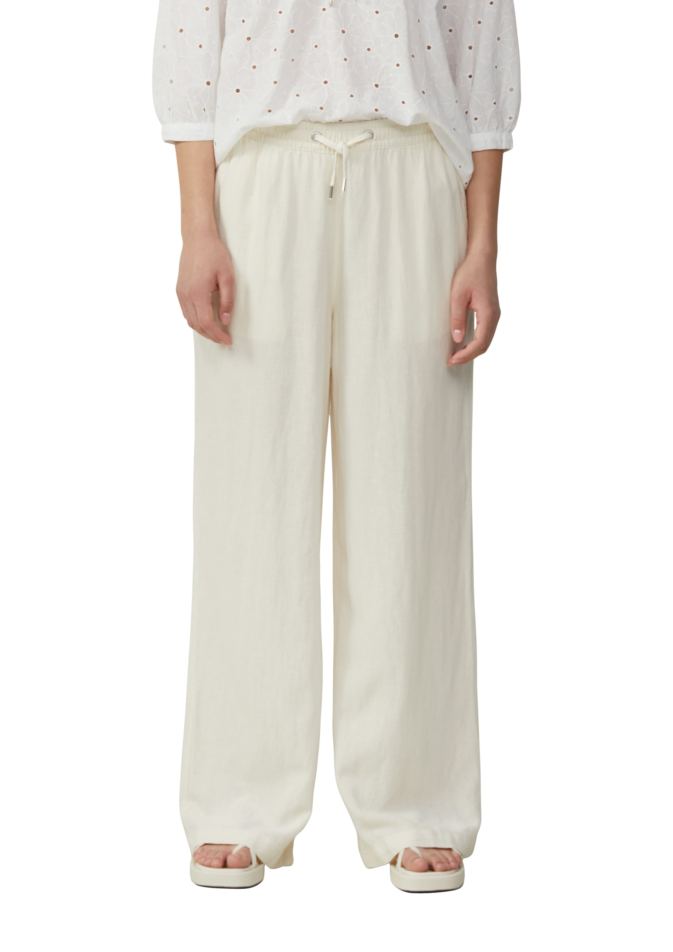 QS Leinenhose Sommerhose mit Gummizug günstig online kaufen