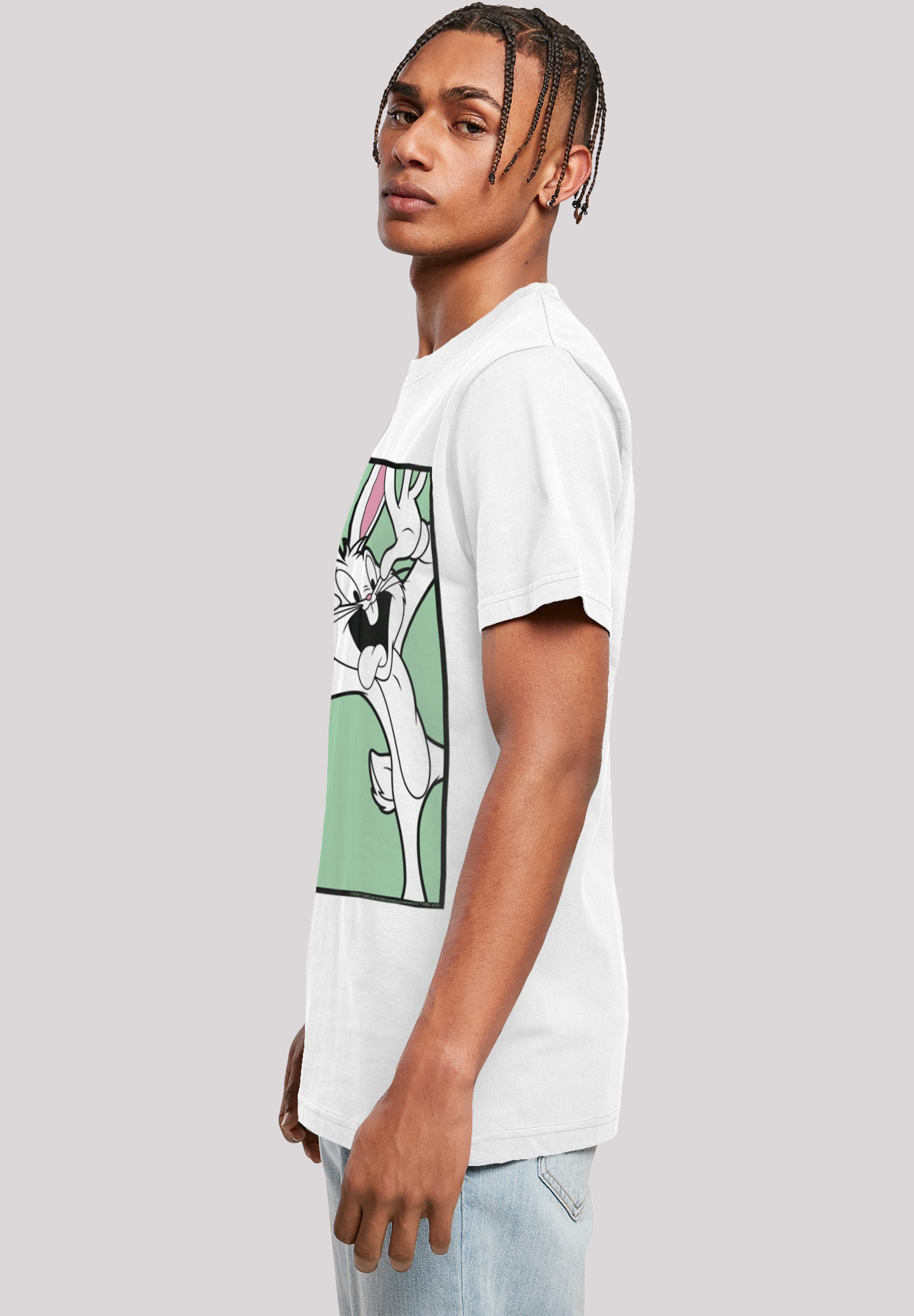 F4NT4STIC T-Shirt »Looney Tunes Bugs Bunny Funny Face«, Print