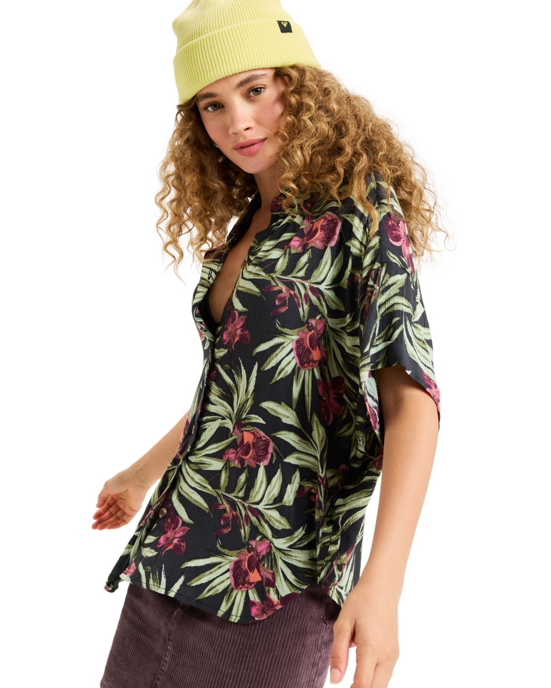 Thumbnail - Roxy Kurzarmhemd "Beachy Nostalgia Crinkle"