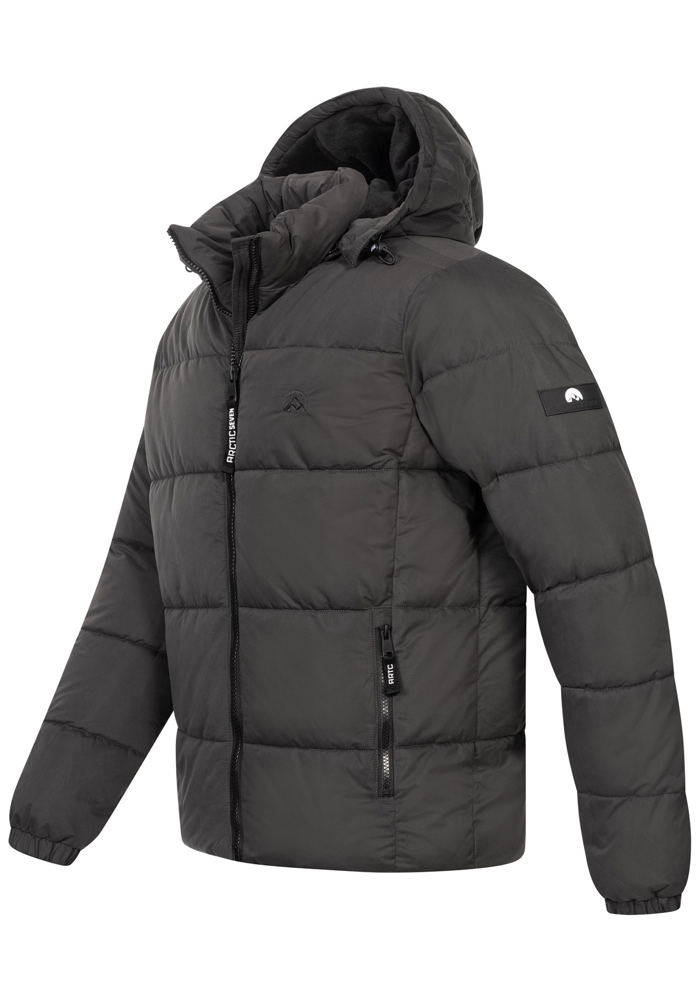 Arctic Seven Winterjacke »ASCreesi«, mit warmem Teddyfell und abnehmbarer Kapuze