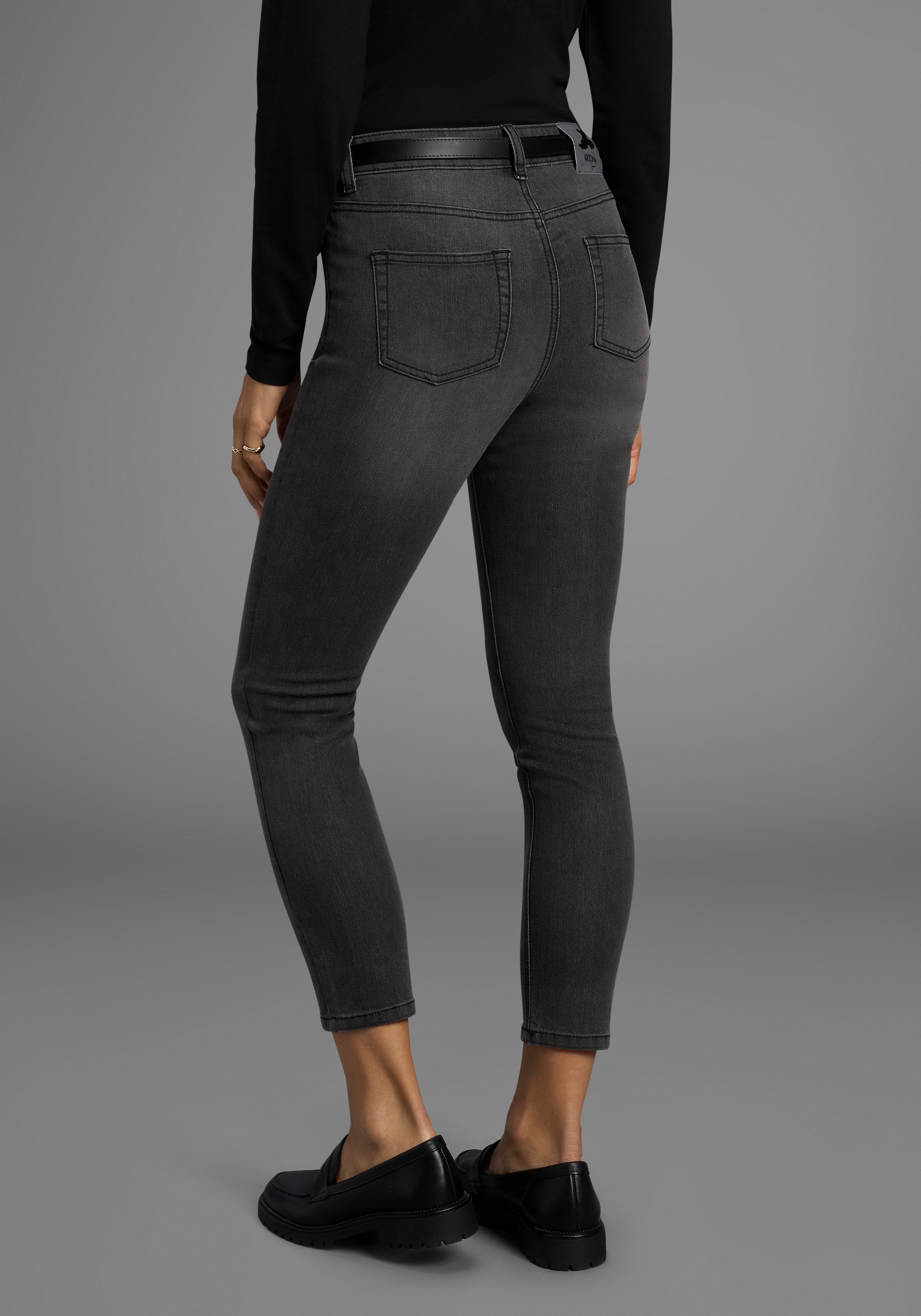 Arizona 7/8-Jeans »Shaping«, eng anliegend, Röhrenjeans, Used-Waschung, High-Waist, 7/8-Länge