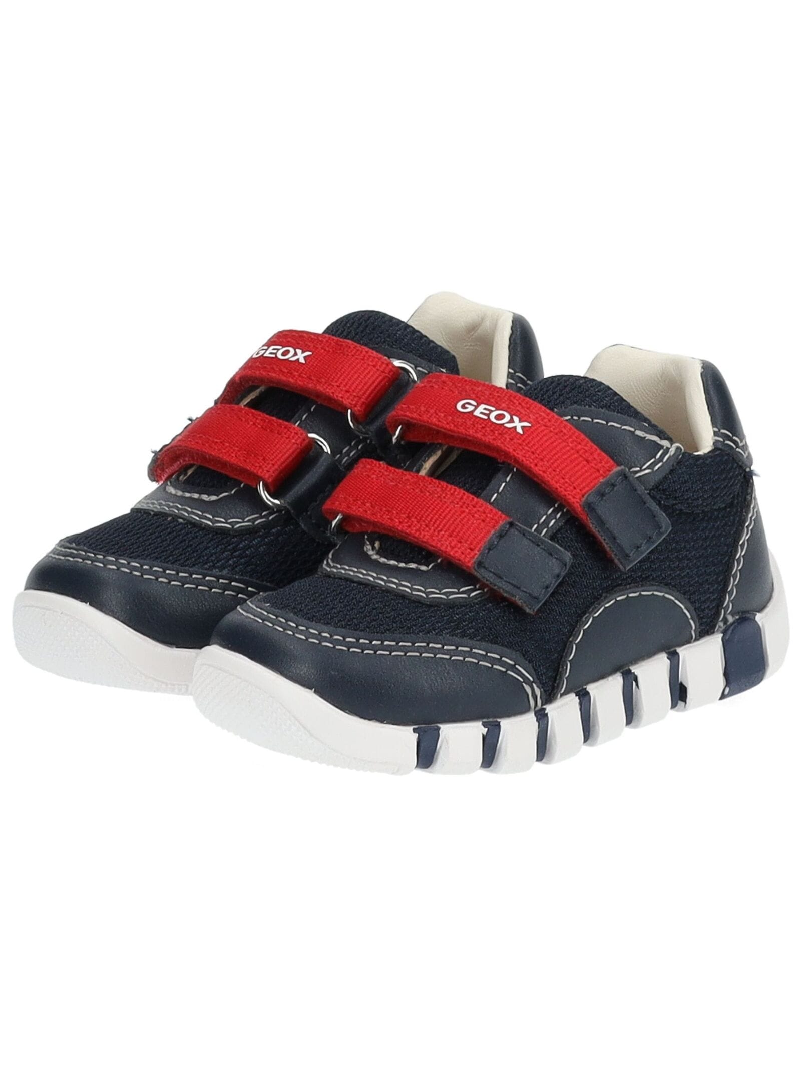 Geox Klettschuh »Geox Halbschuhe Lederimitat/Mesh«