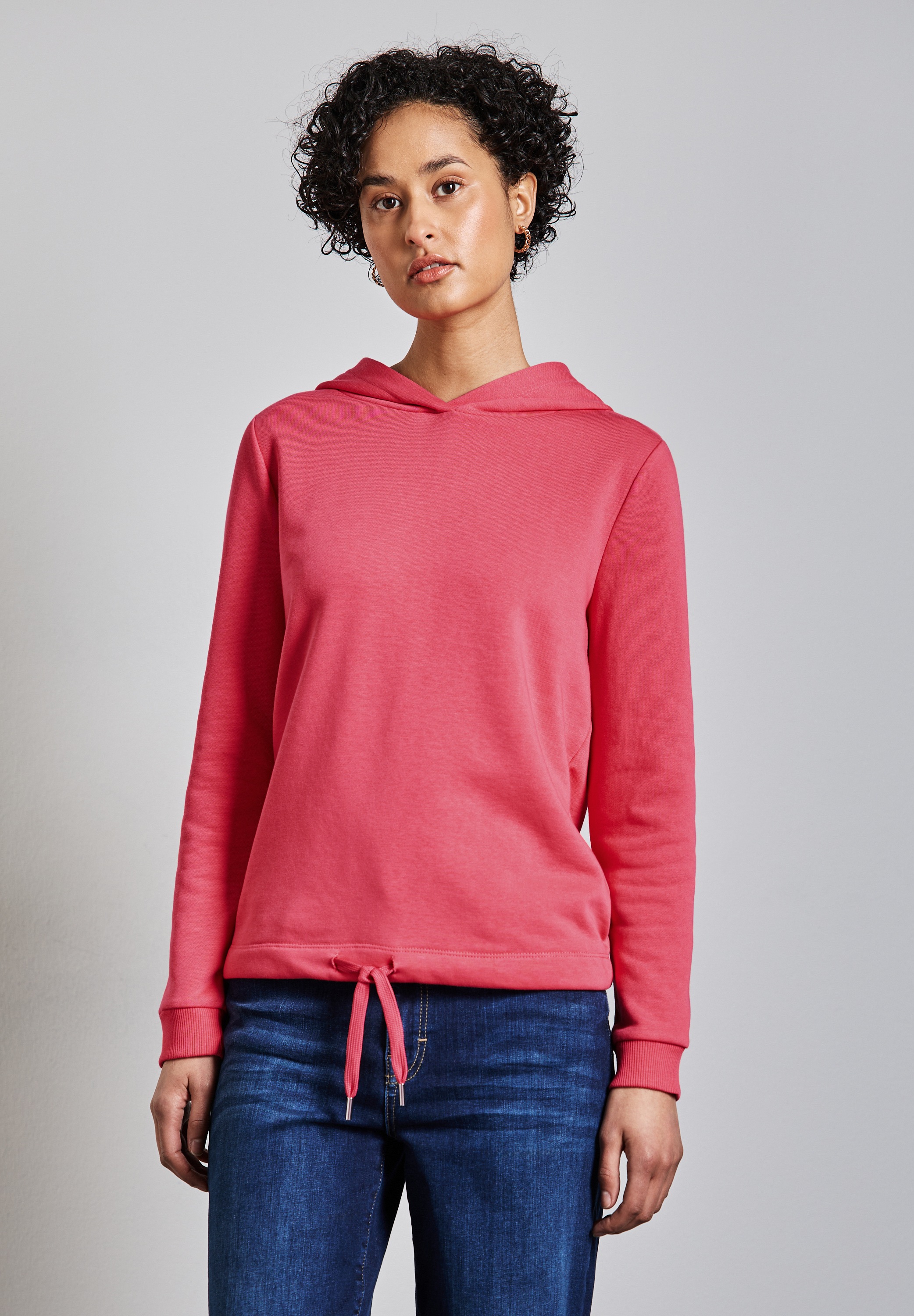 STREET ONE Hoodie, im soften Baumwoll-Mix