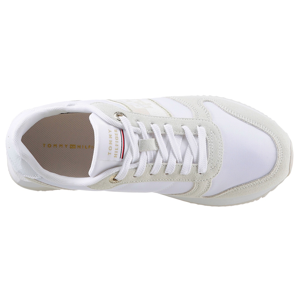 Tommy Hilfiger Plateausneaker »RUNNER WITH TH WEBBING«