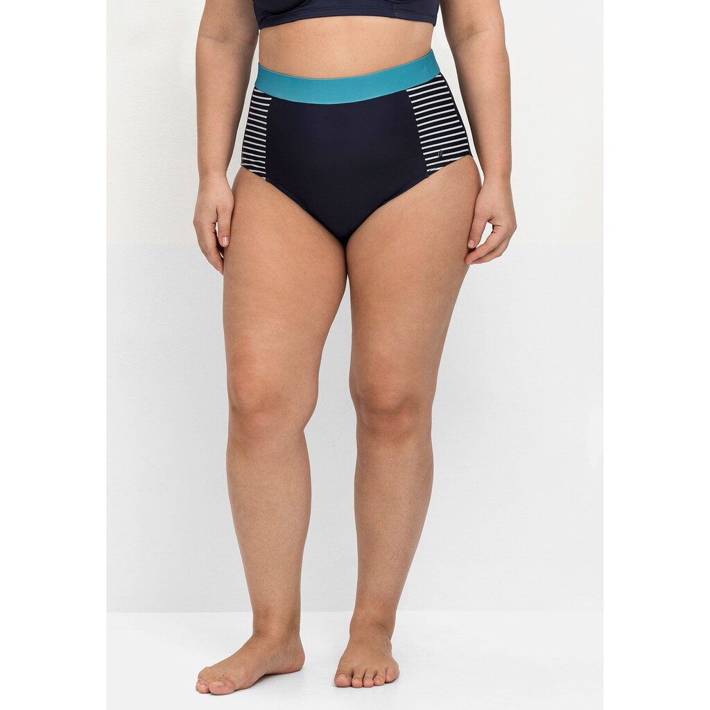 Bas De Bikini Grande Taille Haute Taille Pour Femmes - Tissu Double Doublure, Coupe Ventre, Séchage Rapide