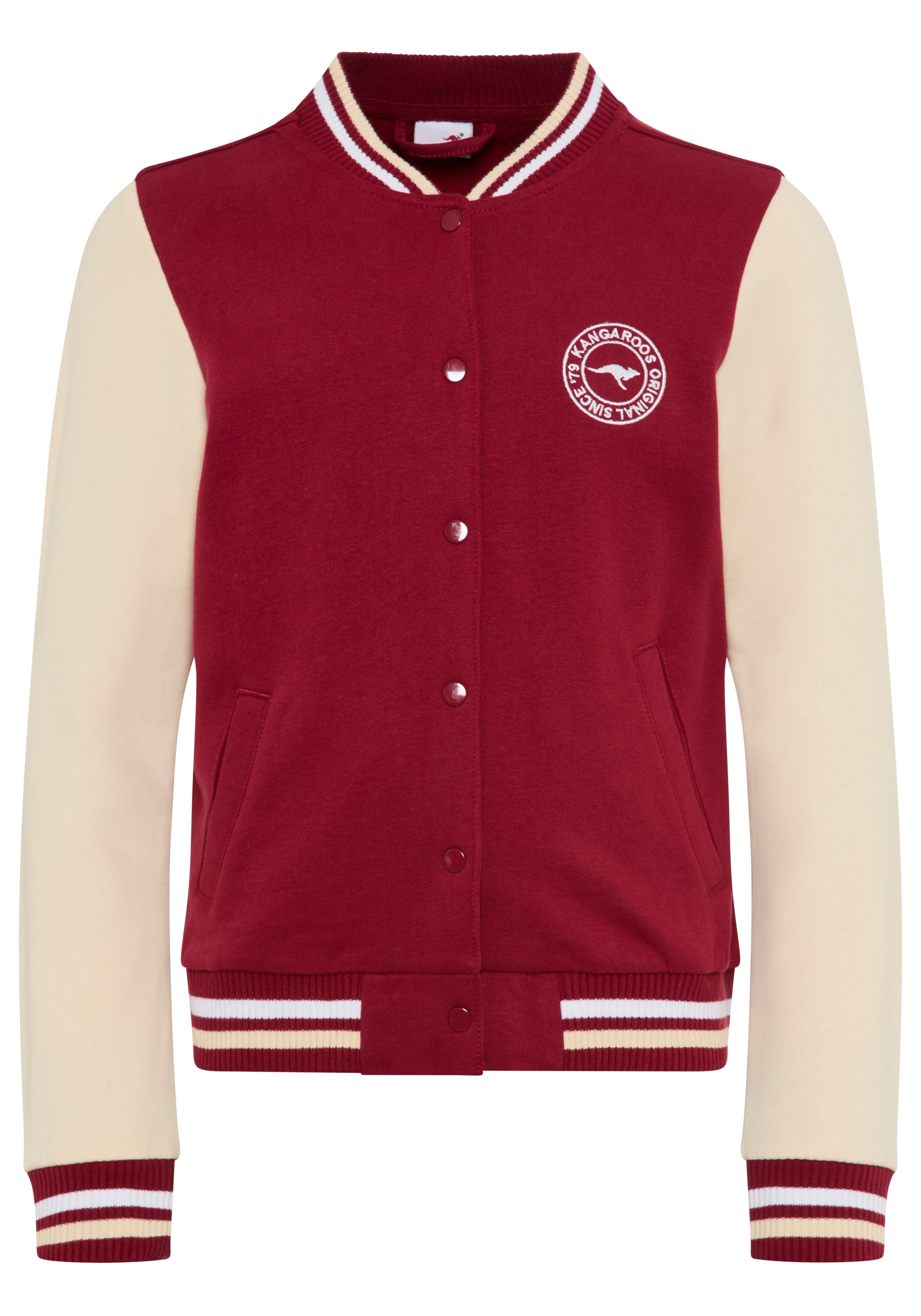 KangaROOS Sweatjacke »College-Jacke«, mit Kragen