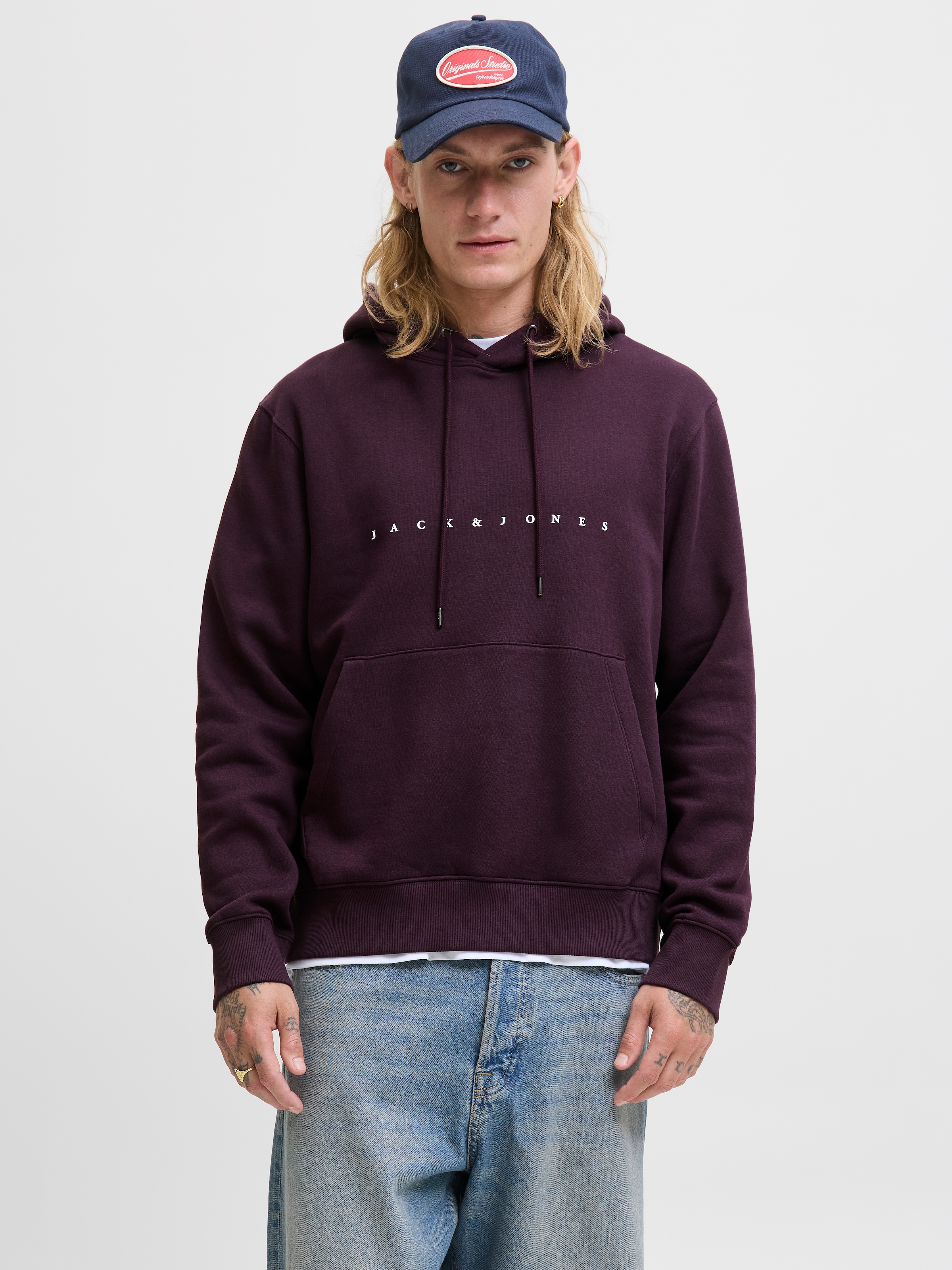 Jack & Jones Kapuzensweatshirt "JJESTAR JJ SWEAT HOOD NOOS", mit Logo Print günstig online kaufen