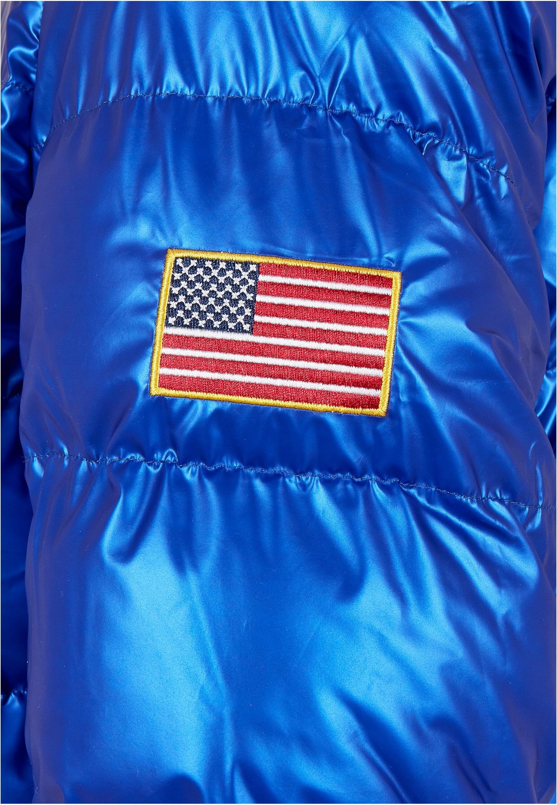 MisterTee Winterjacke »MisterTee Herren NASA Insignia Metallic Puffer Jacket«, (1 St.), ohne Kapuze