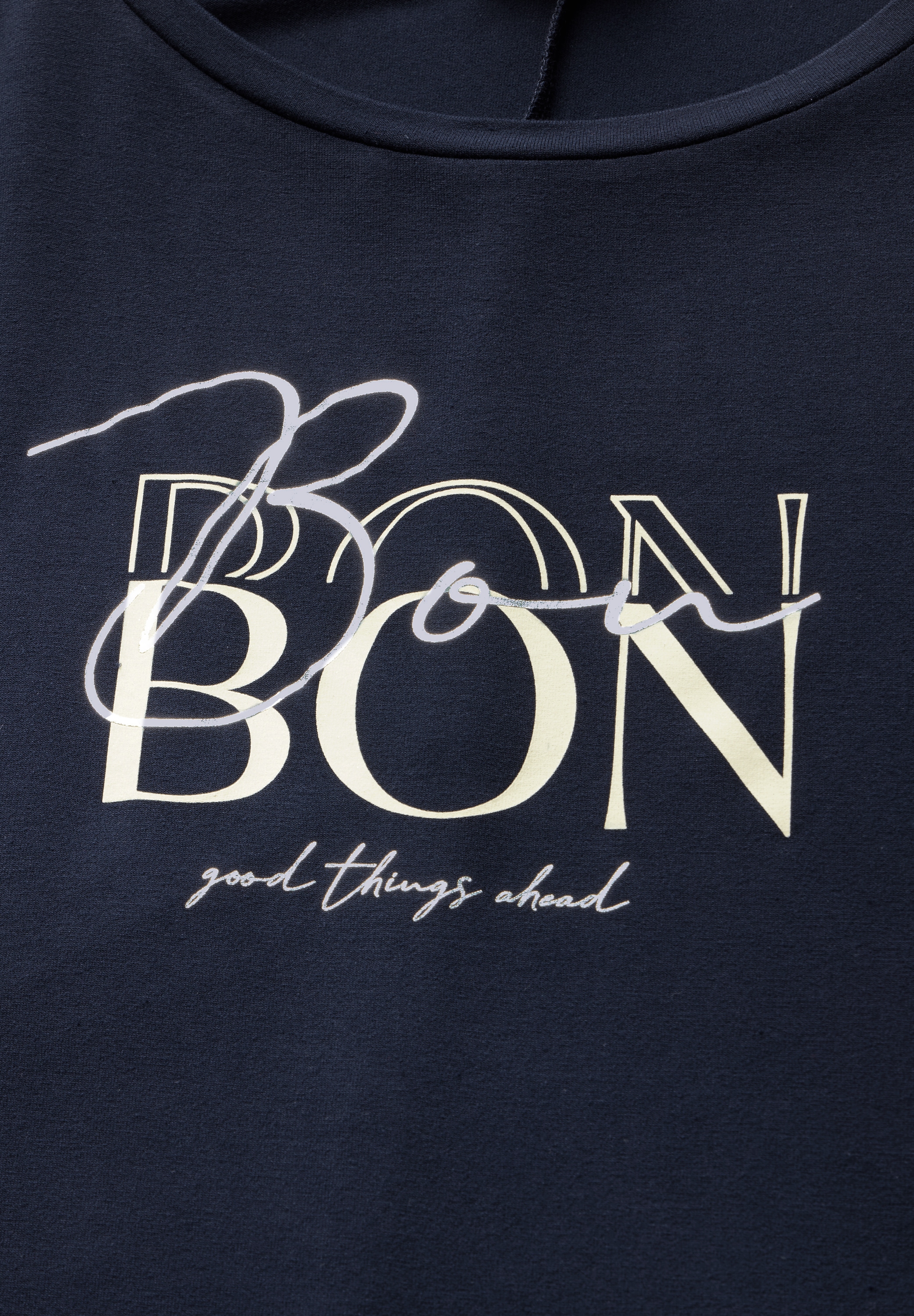 STREET ONE T-Shirt, aus softem Materialmix