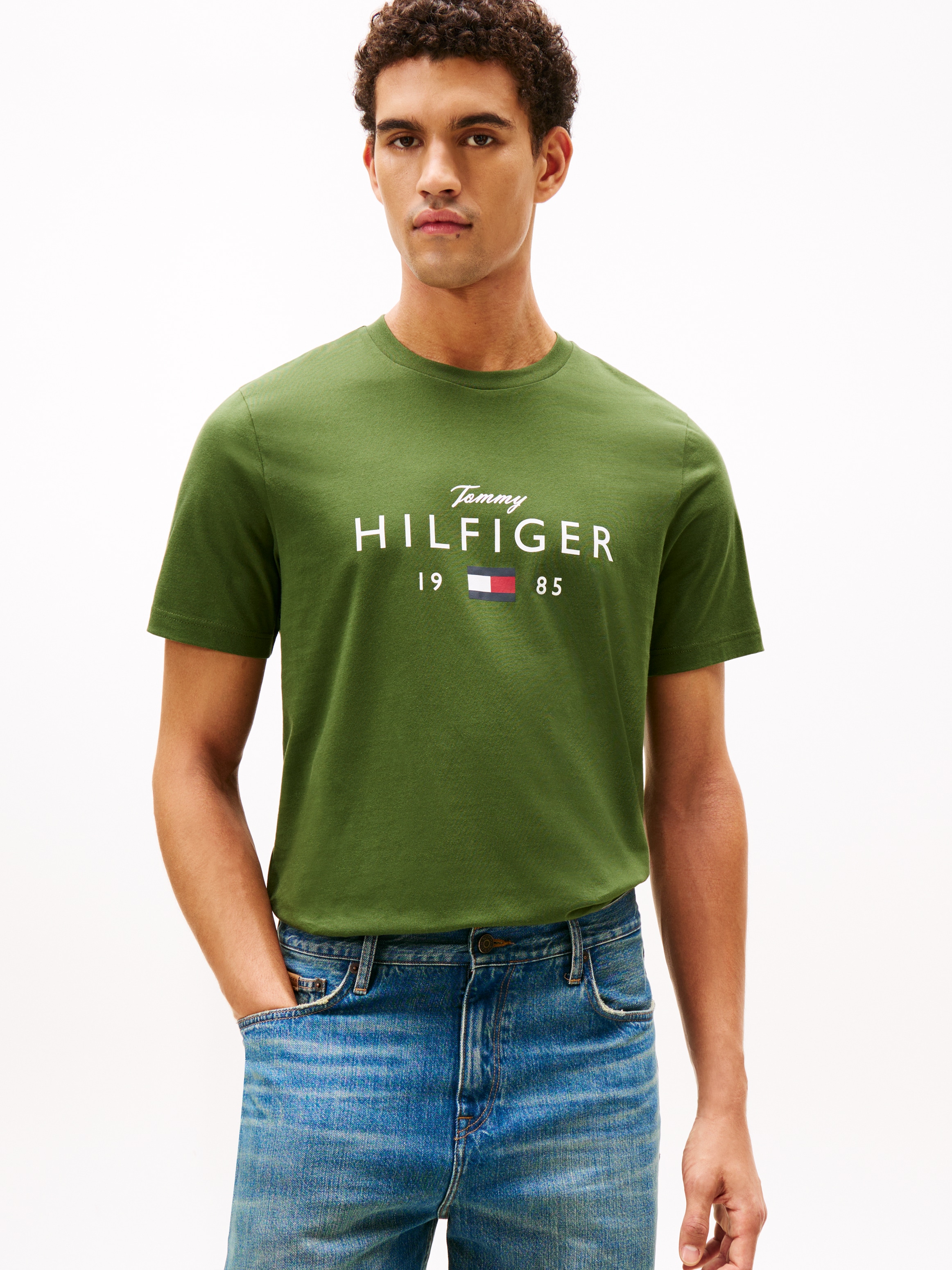 Tommy Hilfiger T-Shirt "BRAND LOVE BIG HILFIGER" regular fit, Rundhals, Jer günstig online kaufen