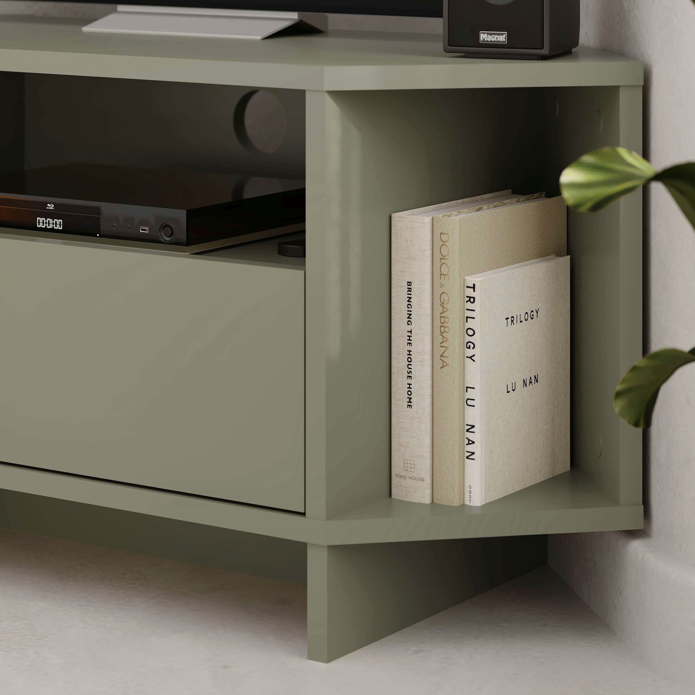 Decortie TV-Schrank »Viva TV Schrank«, (Packung), Einfache Montage, Naturfreundlich, Platzsparend