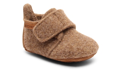 Hausschuh »Bisgaard Baby Wool«, Wagenschuh, Babyschuh, Schlupfschuh mit Klettverschluss