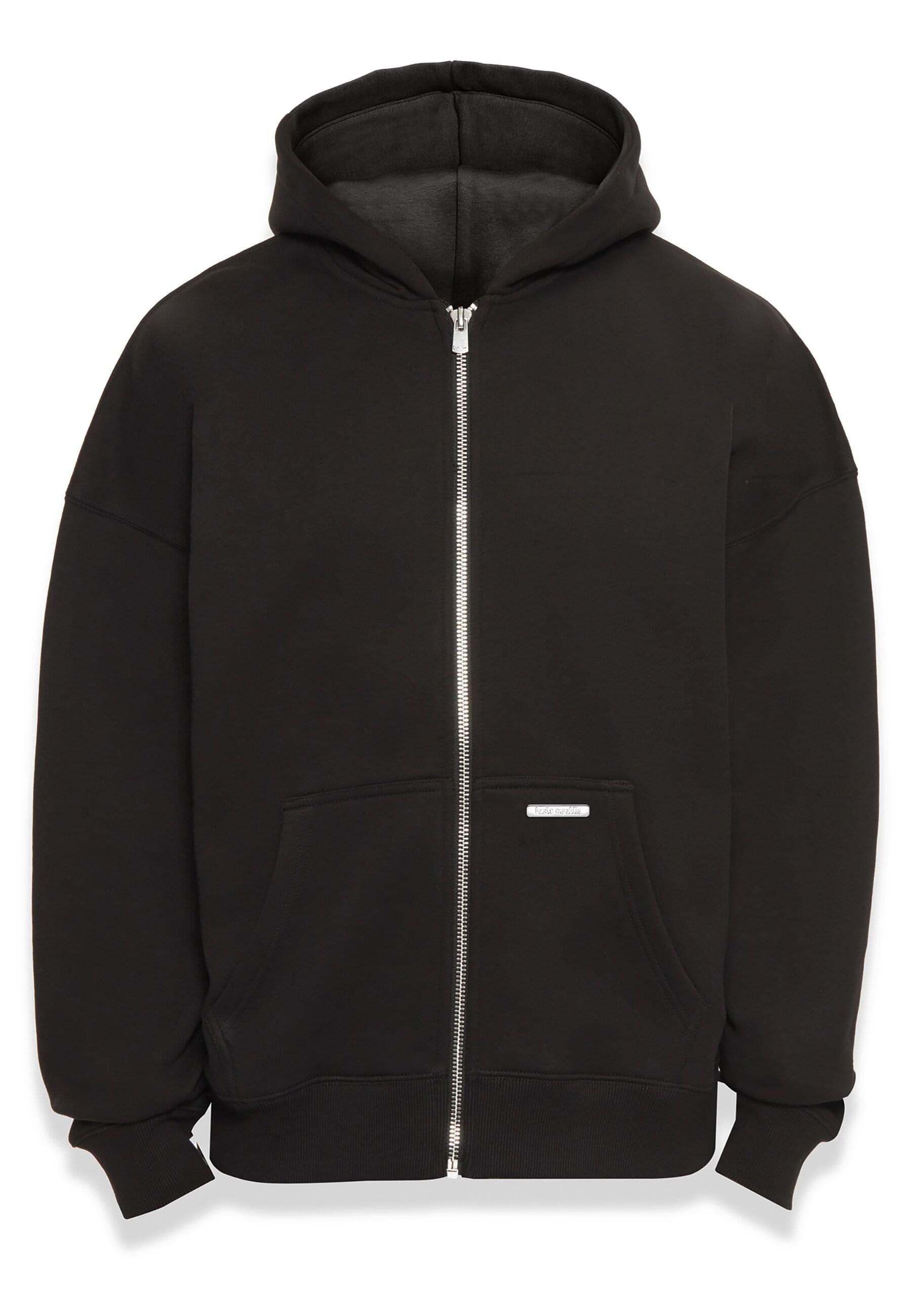 Dropsize Sweatjacke "Dropsize Herren Bazix Republiq Super Heavy Rib Zipper" günstig online kaufen