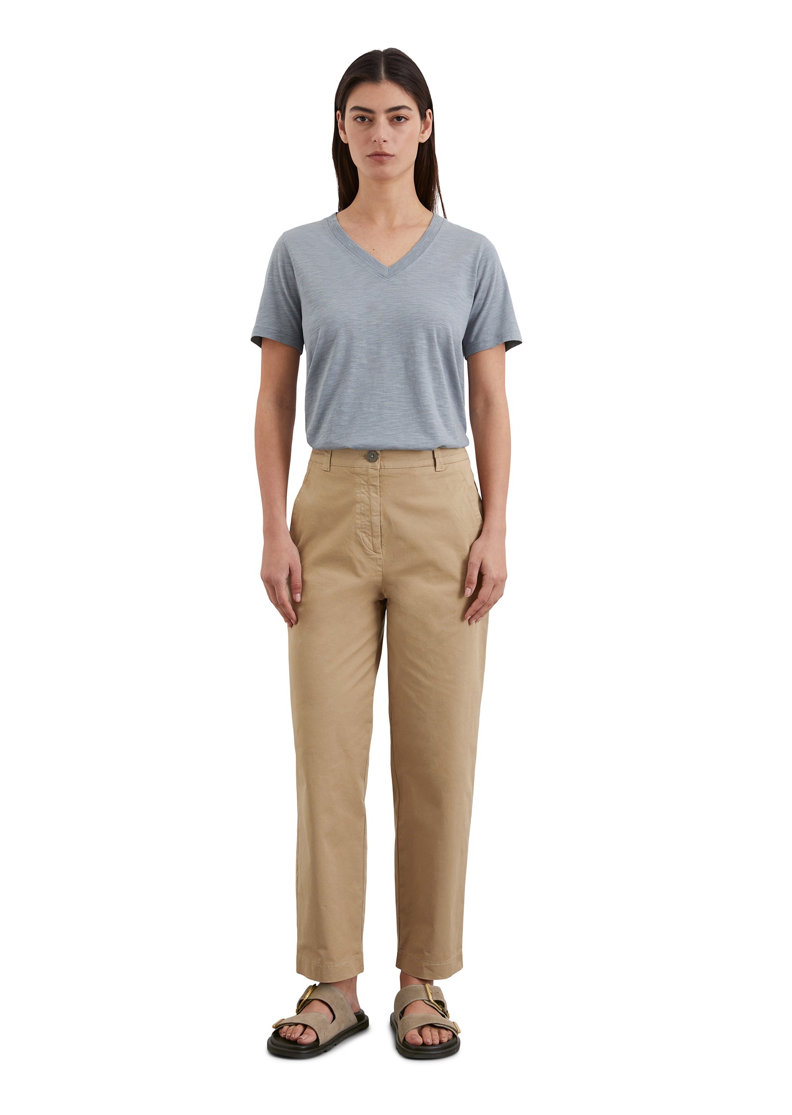 Marc O'Polo T-Shirt »aus Baumwolle-Viskose-Mix«