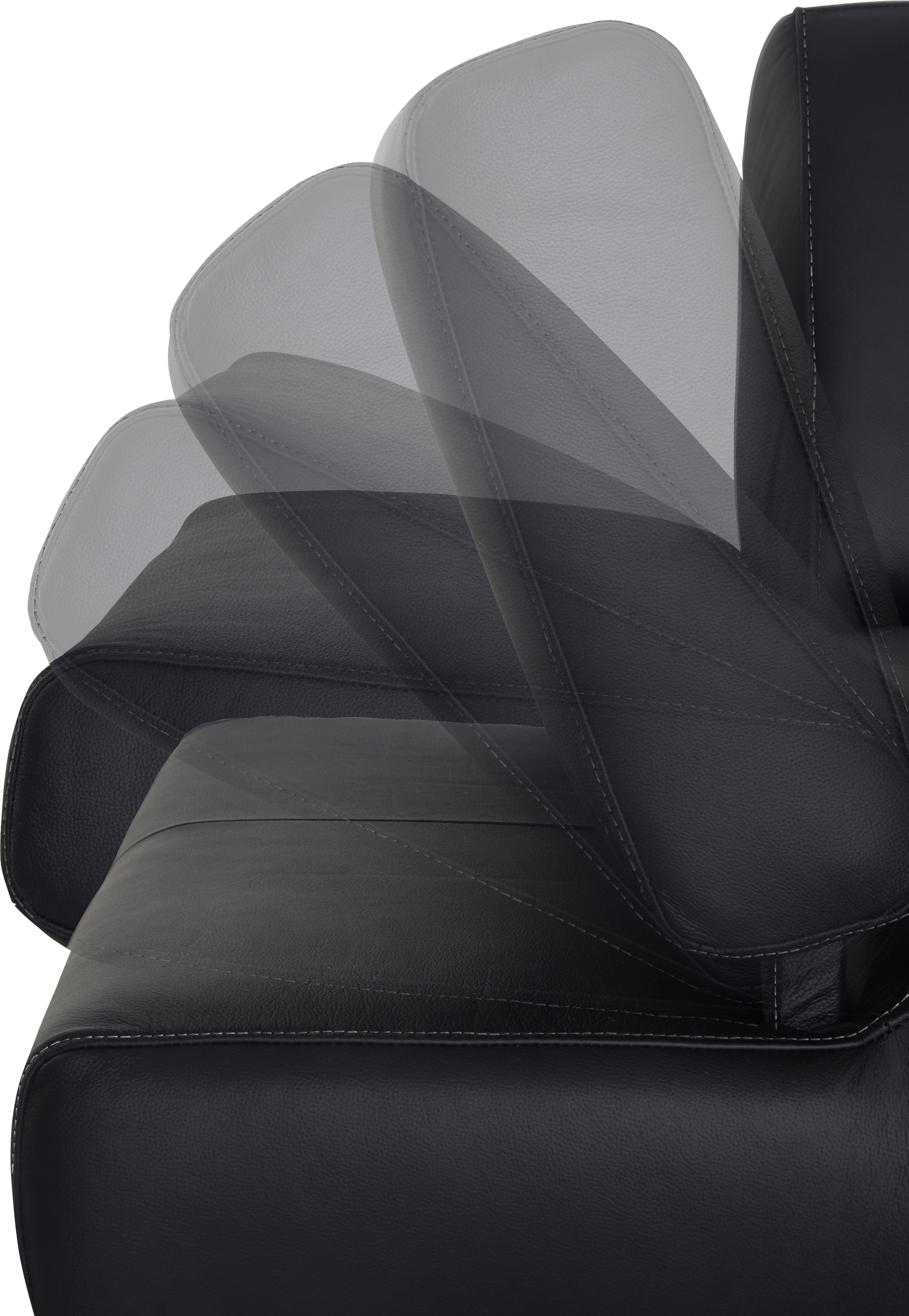 W.SCHILLIG 3-Sitzer »taboo Designsofa mit hohem Sitzkomfort« mit Normaltiefe, inklusive Armlehnenverstellung, mit Kontrastnaht