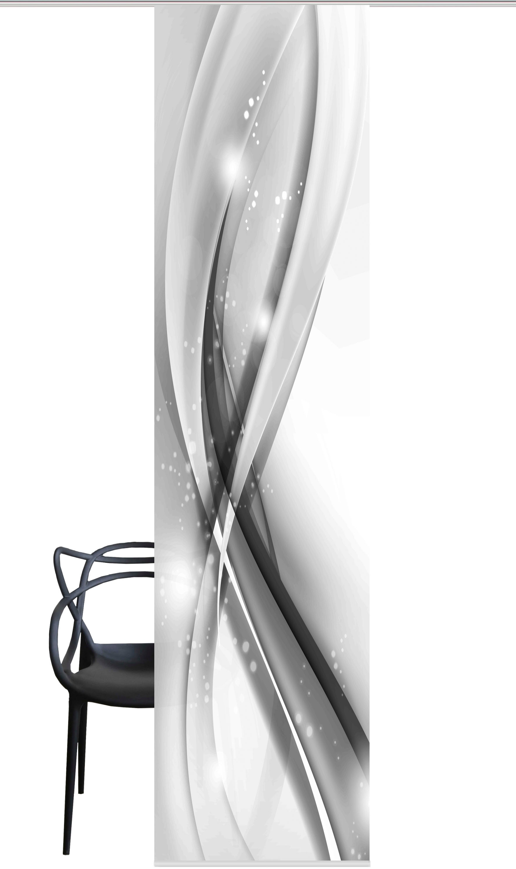 Thumbnail - HOME WOHNIDEEN Schiebegardine "GLIWE" Paneelwagen 1 Stk. tlg. Schiebevorhang bedruckt