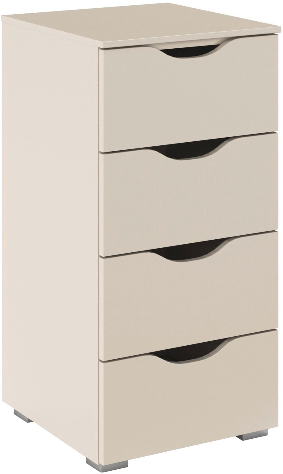 OTTO home Schubkastenkommode "Kommode Sideboard Schubladenkommode Schlafzimmerkommode MARLENE" Breite 40 cm mit Griffmulden im Landhausstil, mit 4 geräumigen Schubladen und Soft-Close-Funktion MADE IN GERMANY