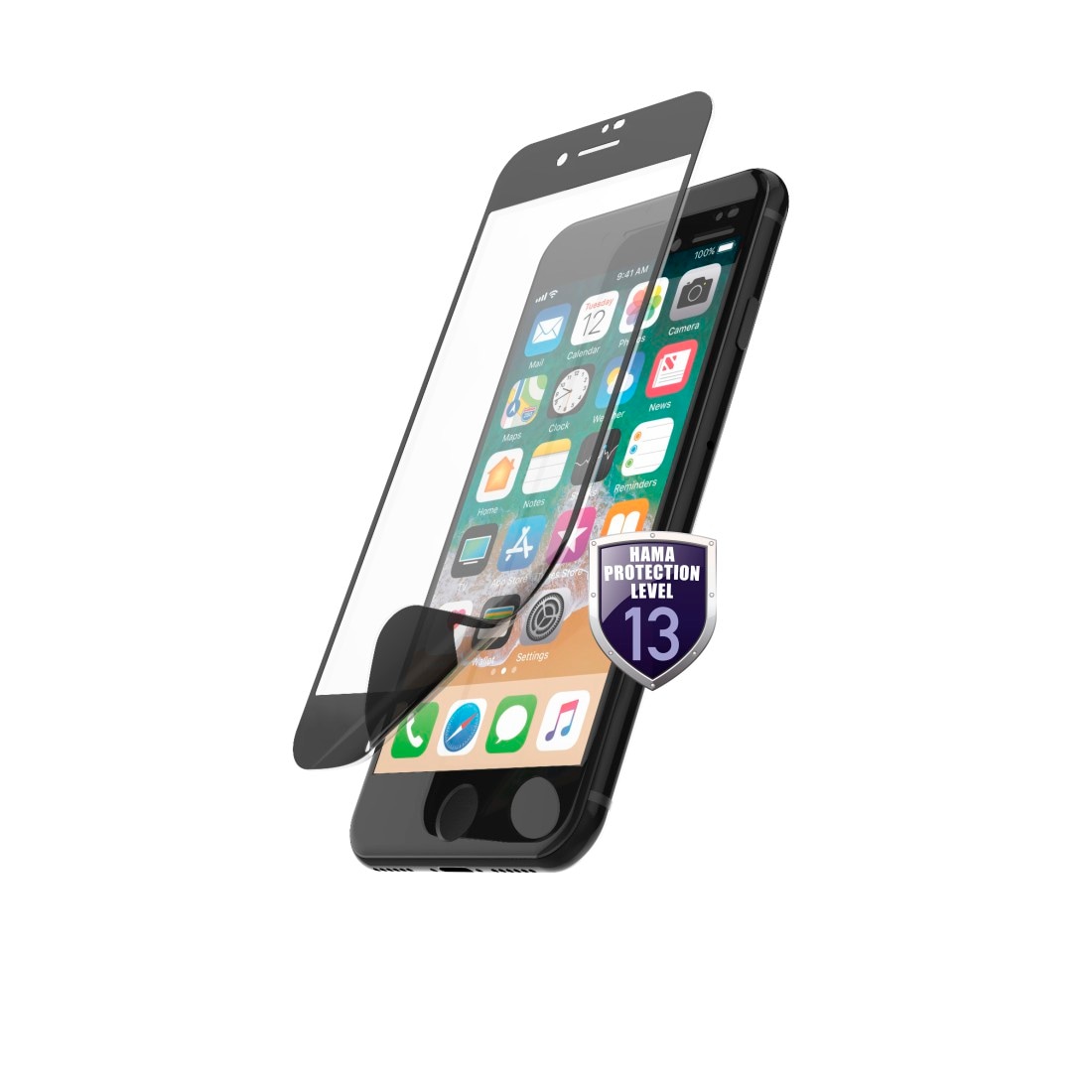 Displayschutzglas »Panzerglas Hiflex Eco für Apple iPhone 7 / 8 / SE 2020 / SE 2022«,...