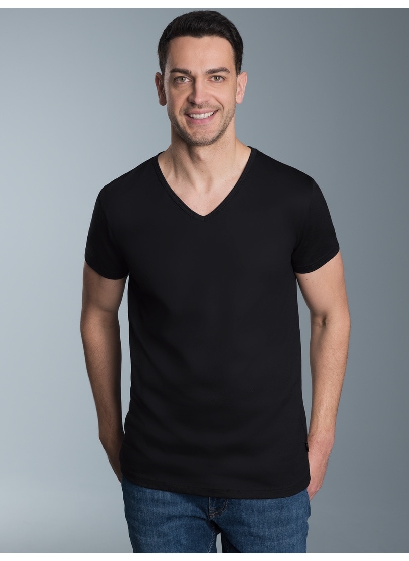 Trigema T-Shirt "TRIGEMA V-Shirt Slim Fit" 1 Stk.