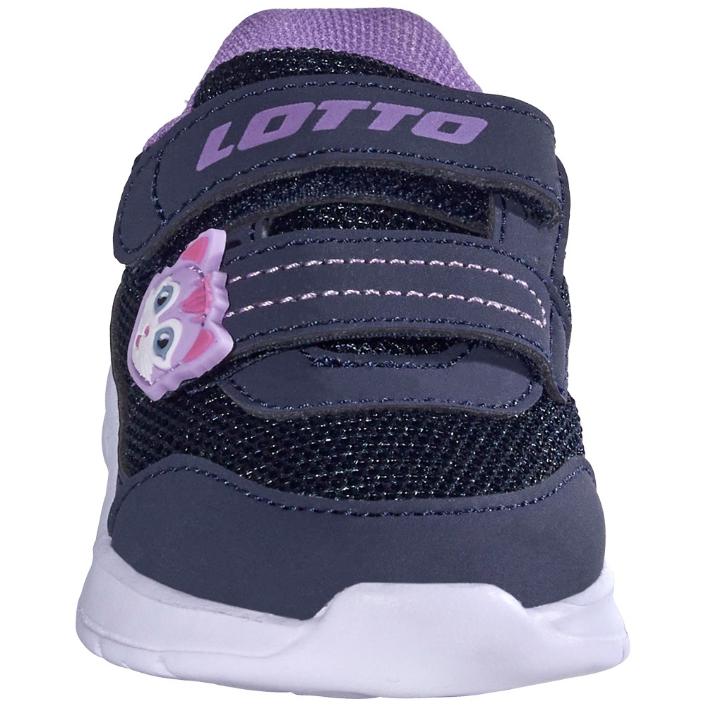 Sneaker LOTTO, Damen, Gr. 22, navy, lila, Kunstfaser, Synthetik, Schuhe Sneaker, - in kinderfußgerechter Passform 2