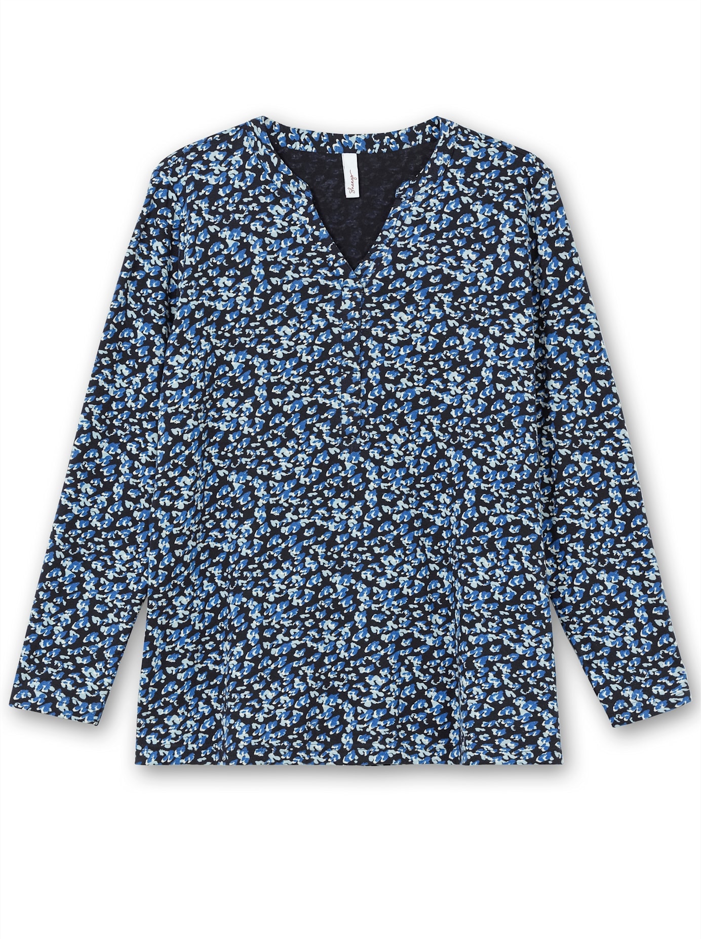 Sheego Langarmshirt "Rundhalsshirt", 1 Stk. günstig online kaufen