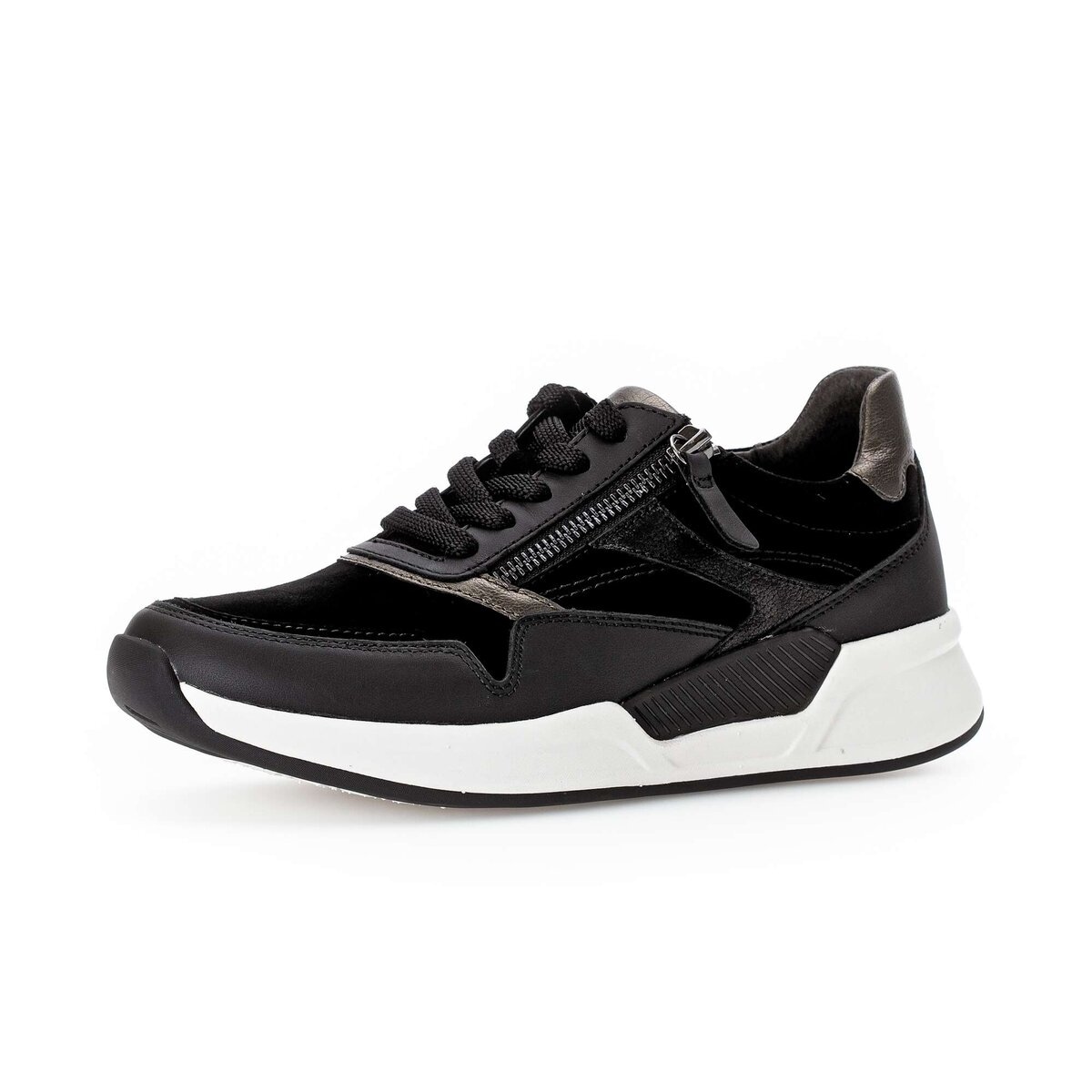 Gabor Sneaker "Sneaker low Materialmix Leder" günstig online kaufen