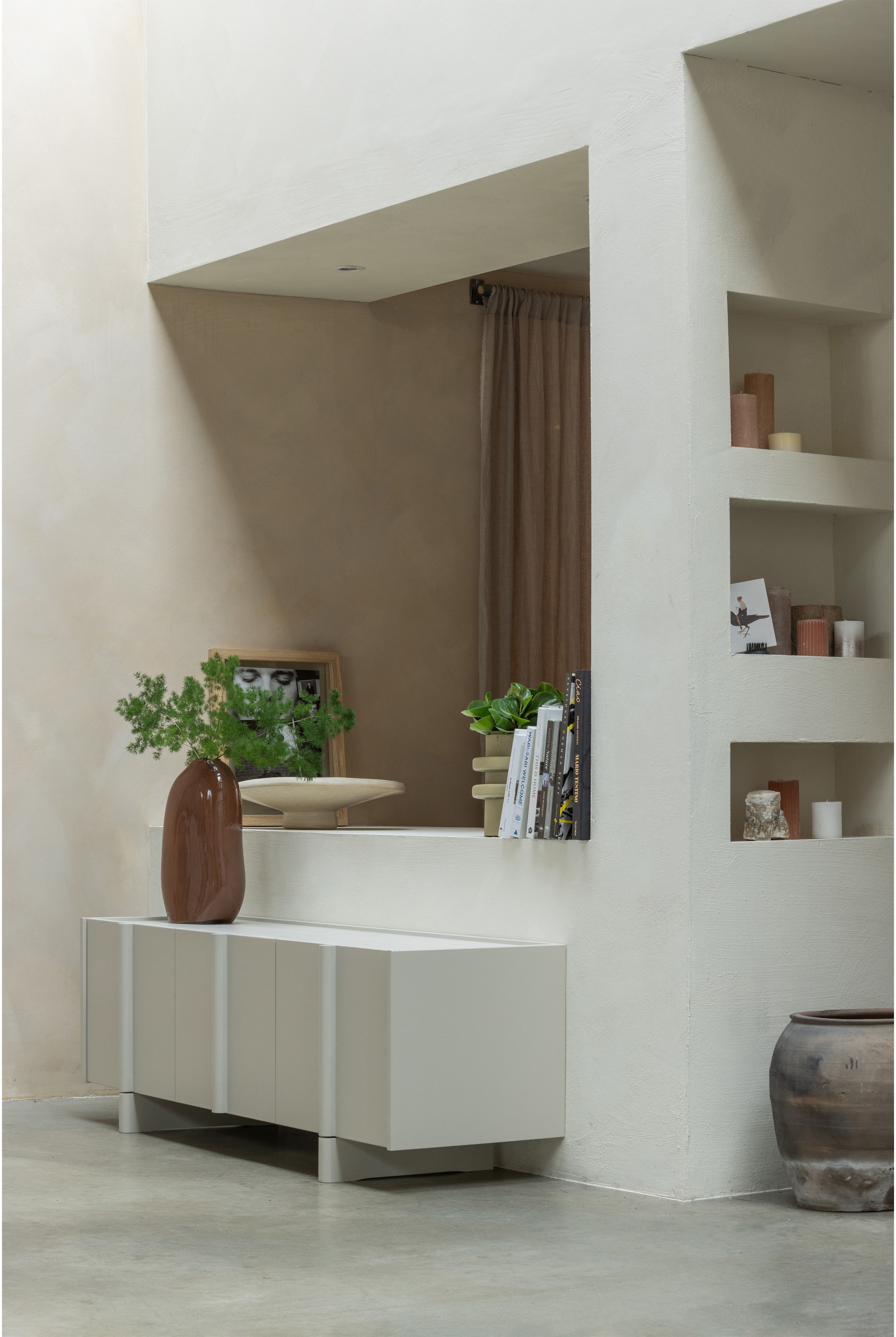 WOOOD Lowboard »WOOOD BASU TV MEUBEL 152 CM« Basu-Kollektion von WOOOD mit skandinavischem Design und FSC®