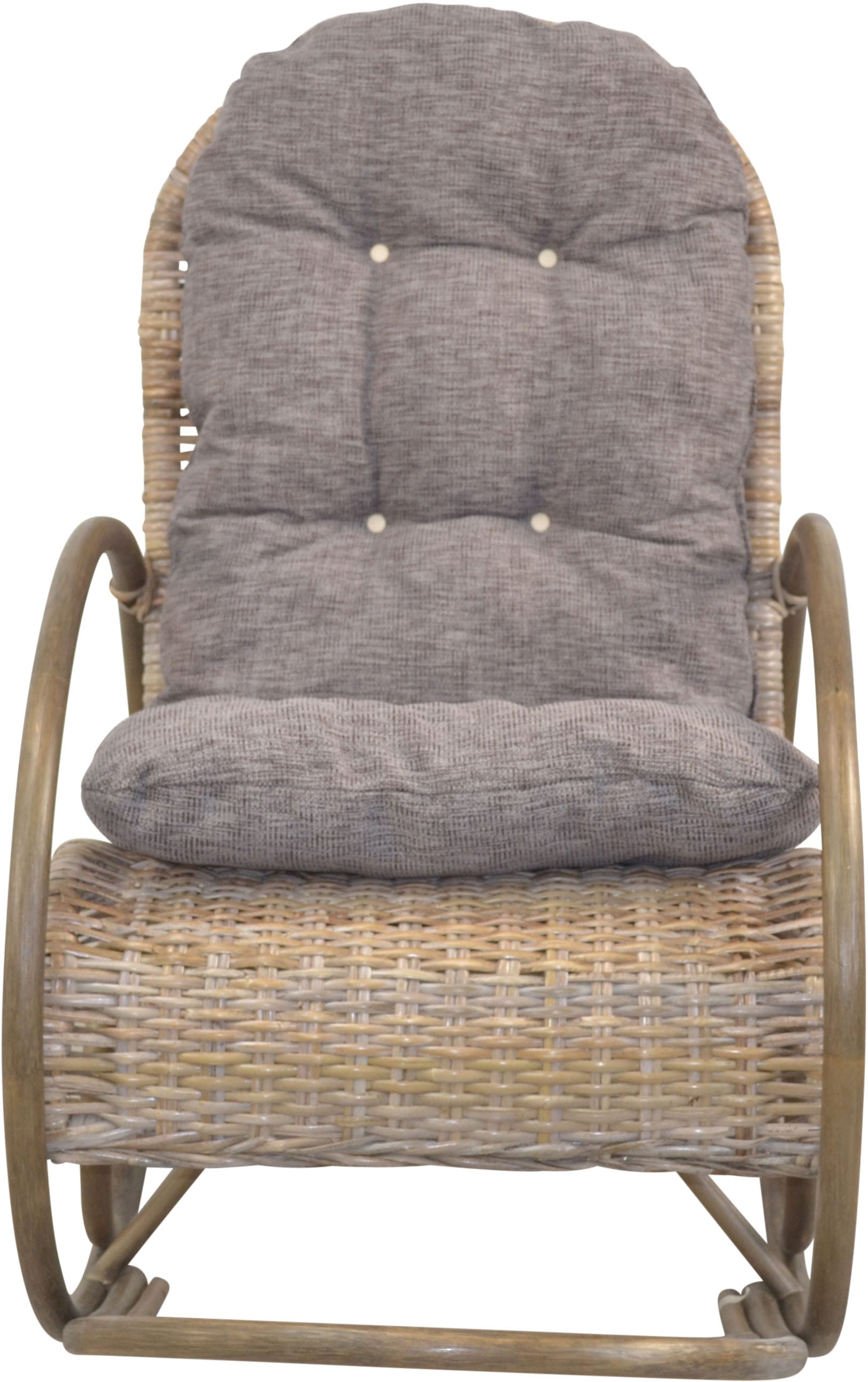 HOFMANN LIVING AND MORE Schaukelsessel 1 Stk. tlg. Handgeflochten günstig online kaufen