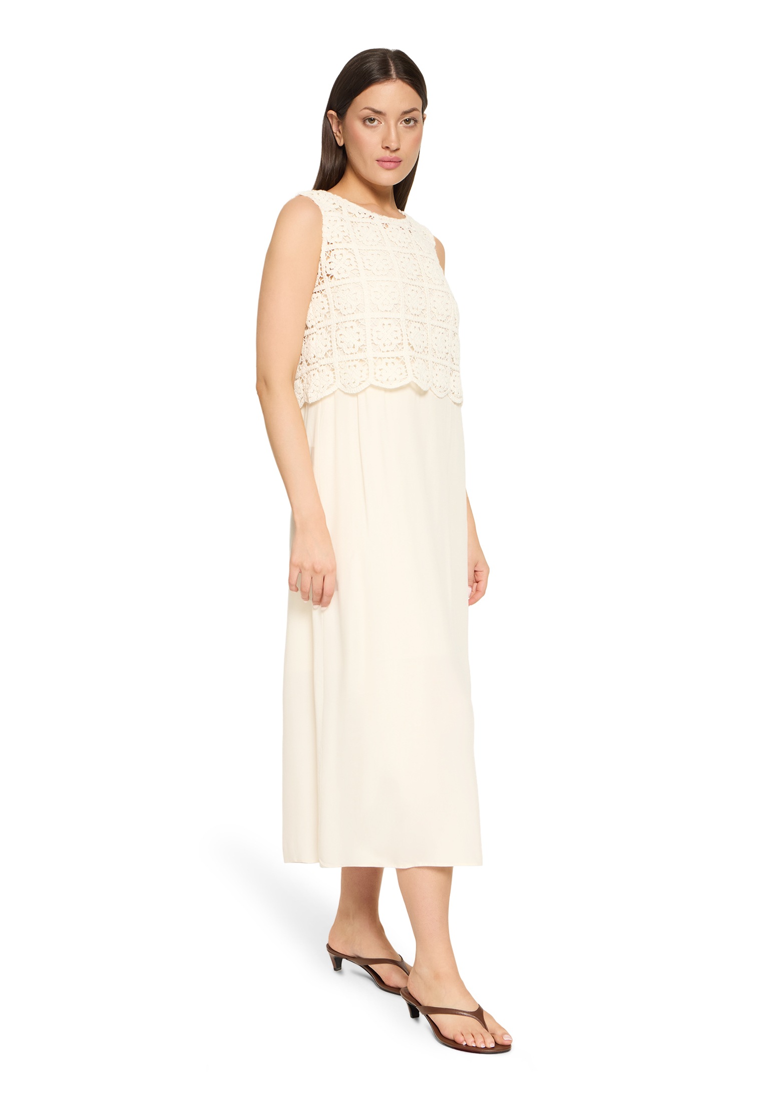Cartoon Druckkleid »Damen mit Stickerei« Nahttasche