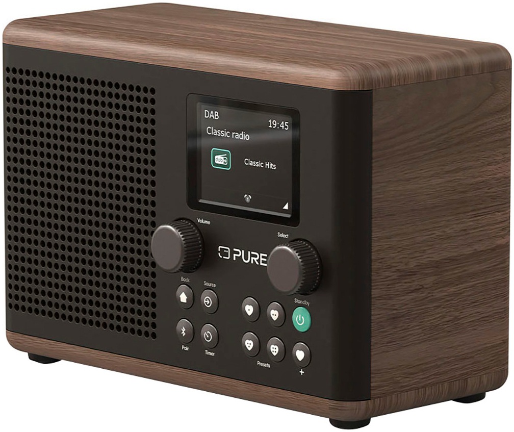 Pure Digitalradio (DAB+) »Classic H4«, (Bluetooth Digitalradio (DAB+)-FM-Tuner-UKW mit RDS 10 W)