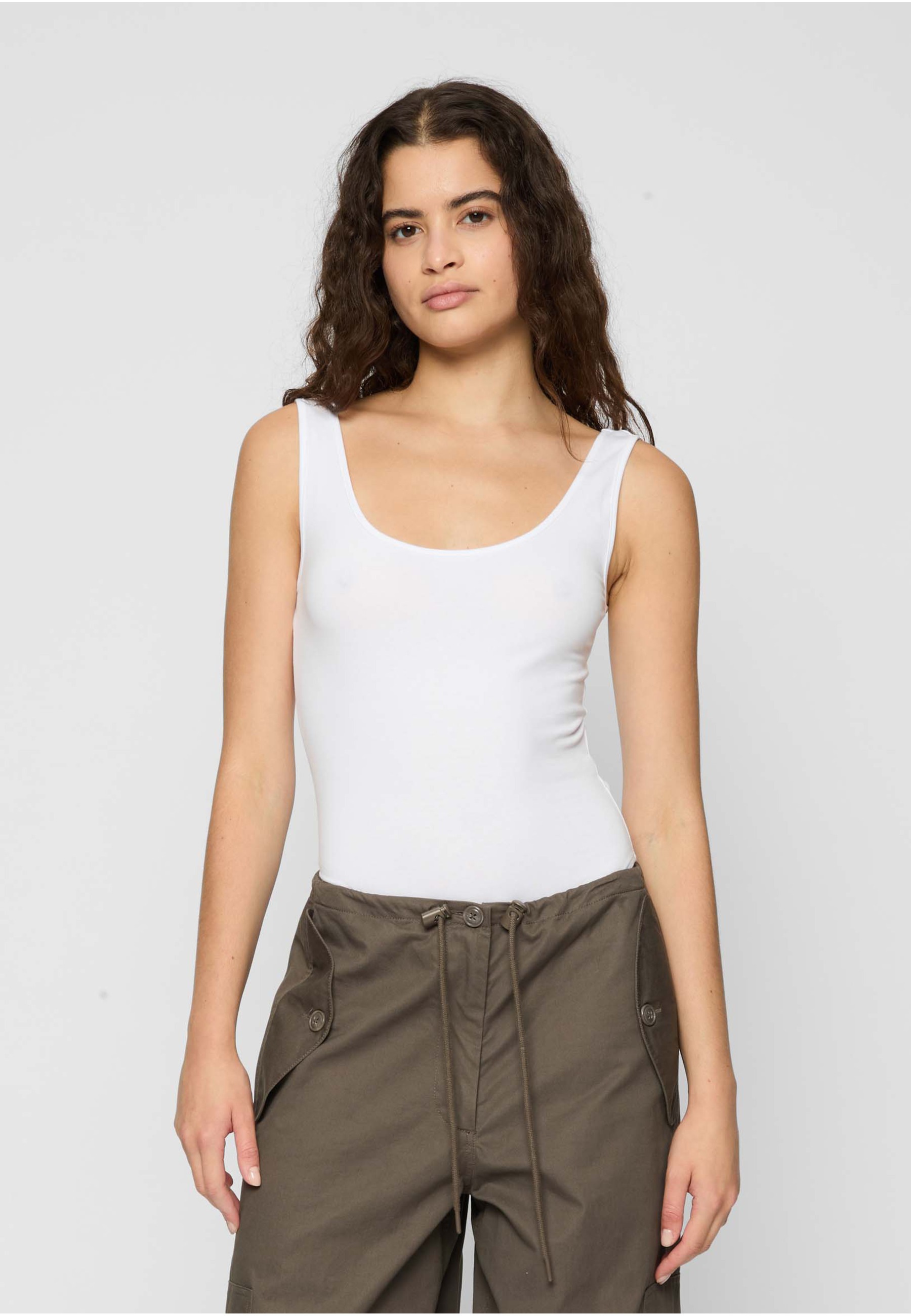 URBAN CLASSICS Kurzarmshirt »Urban Classics Ladies Organic 2-Pack« 1